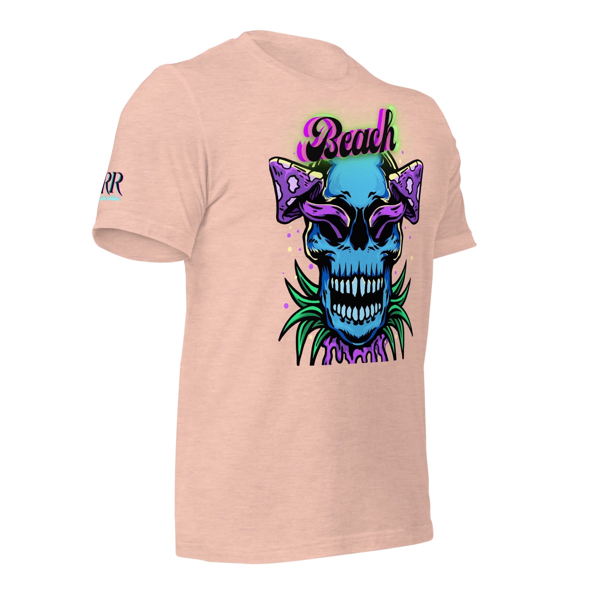 Brand Of The Brave Purple Shroom Skull Vibes - Unisex t-shirt