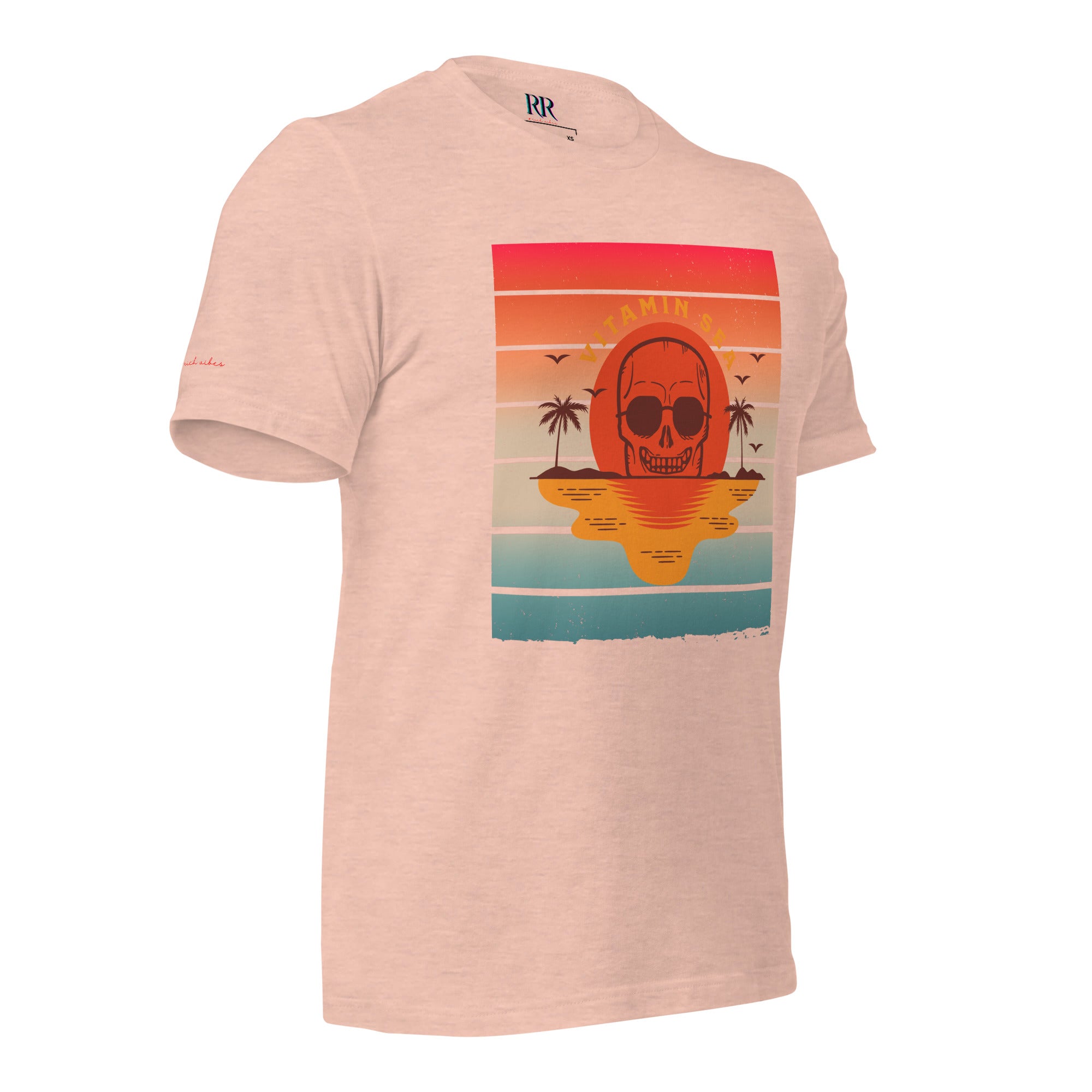 Rich Vibes Vitamin Sea - Unisex Staple T-Shirt | Bella + Canvas 3001 Pastel