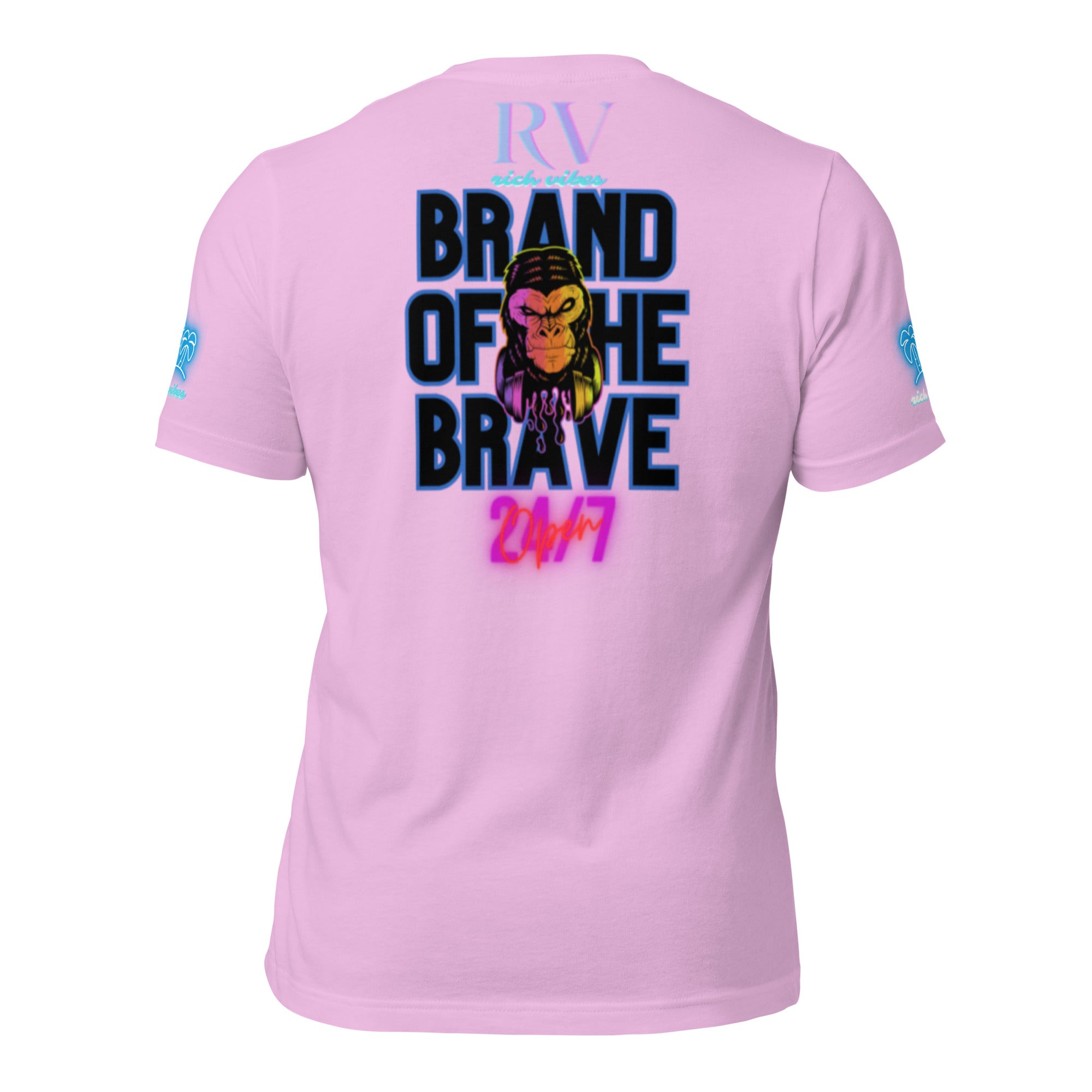 RV Rich Drip Brand Of The Brave Windy Palms White Motor Sport Pastel - Unisex t-shirt