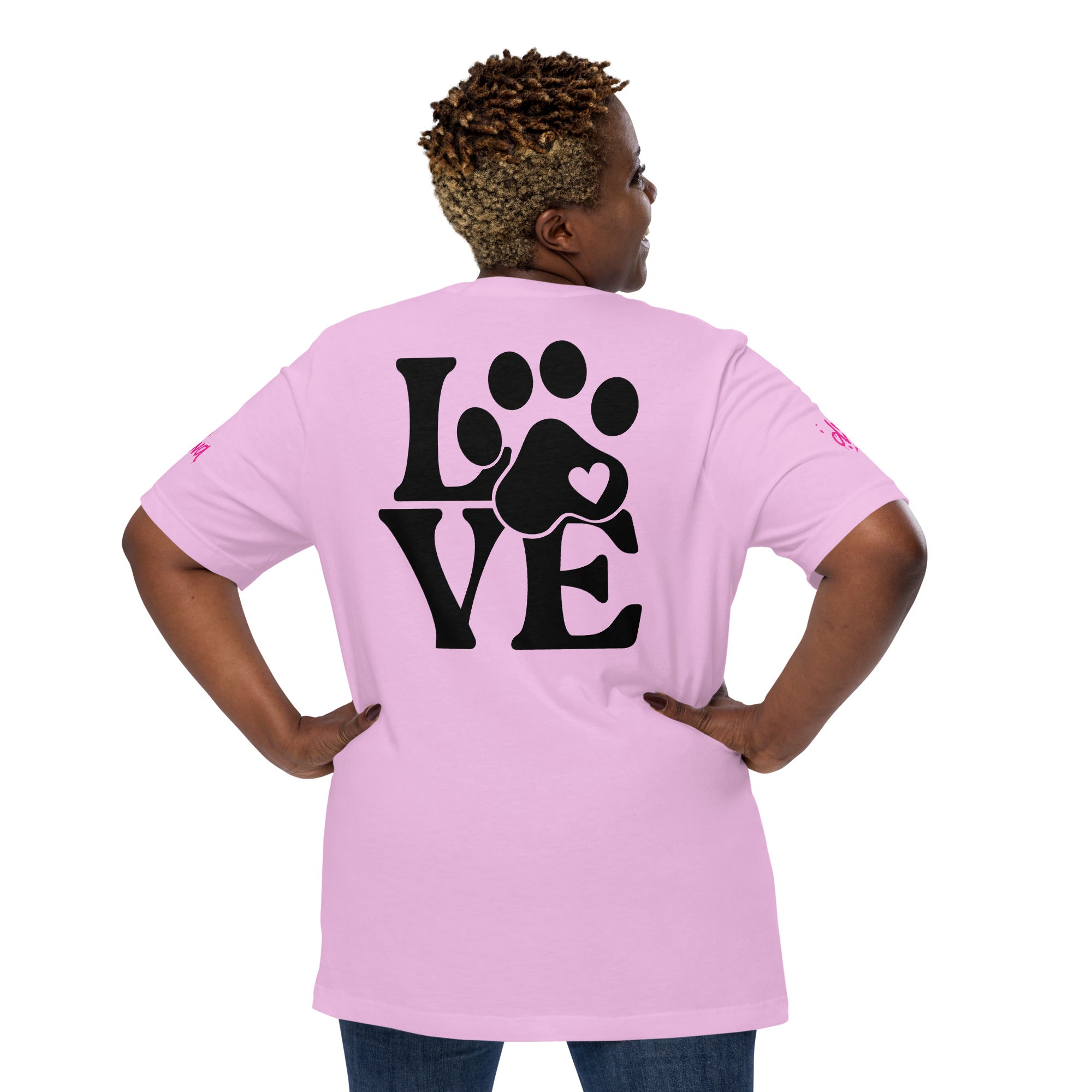 Vineyard Vibes Pink Print Diva Kiss - Unisex t-shirt Lilac