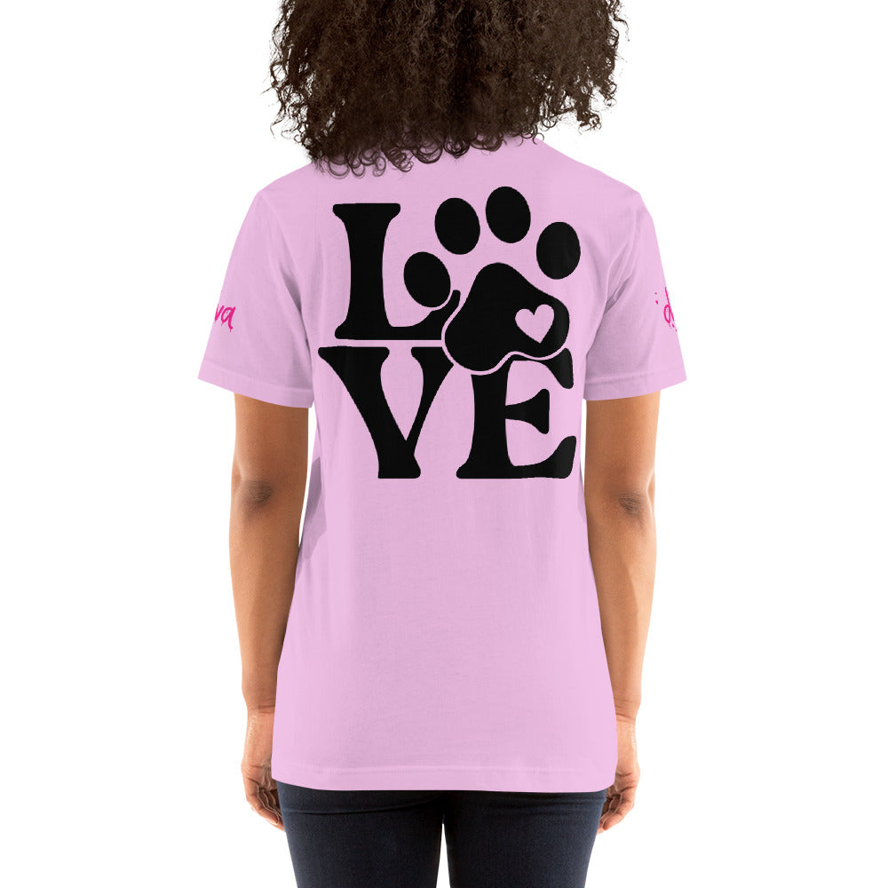 Vineyard Vibes Pink Print Diva Kiss - Unisex t-shirt Lilac