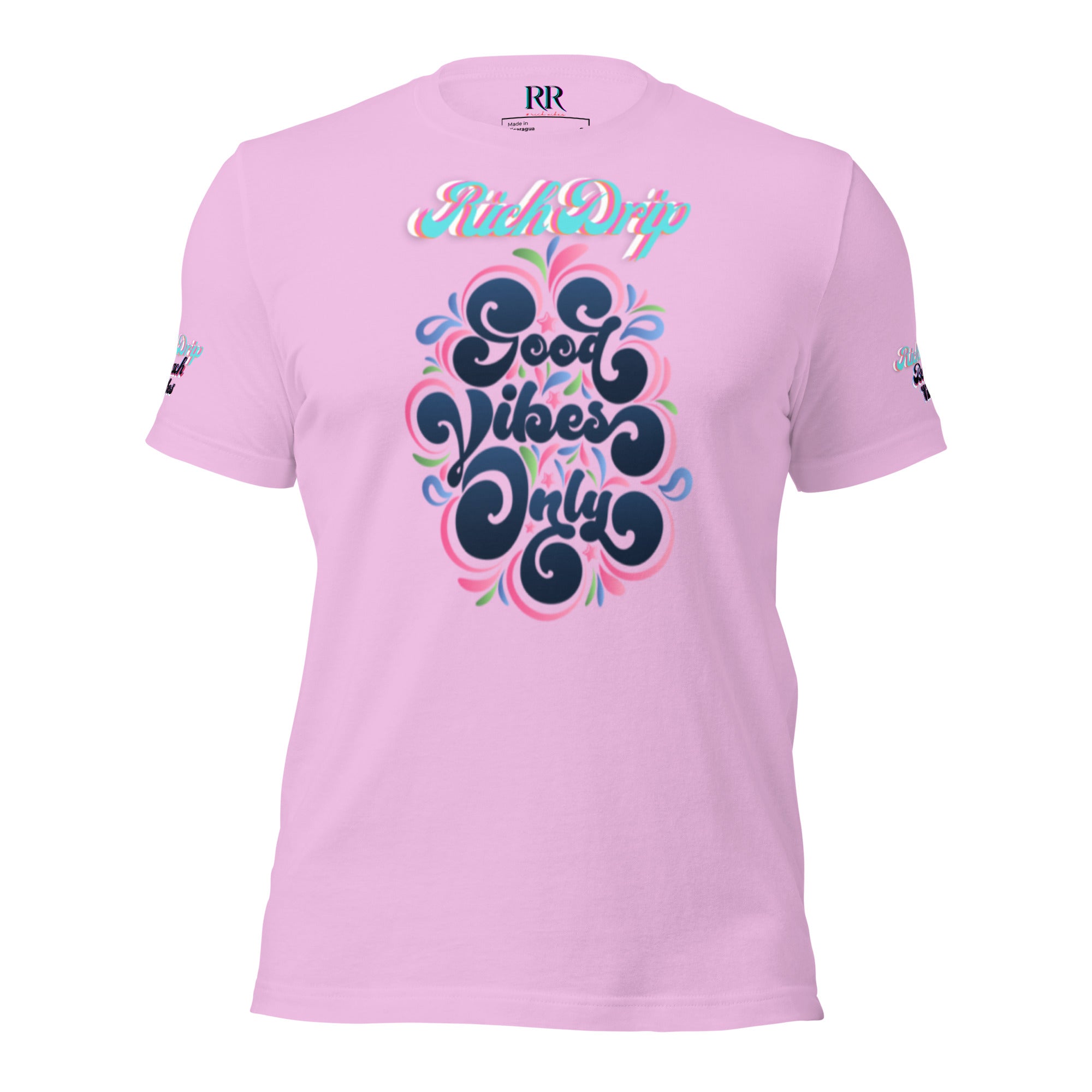 Rich Drip Good Vibes Only Blurple - Pastel Unisex t-shirt