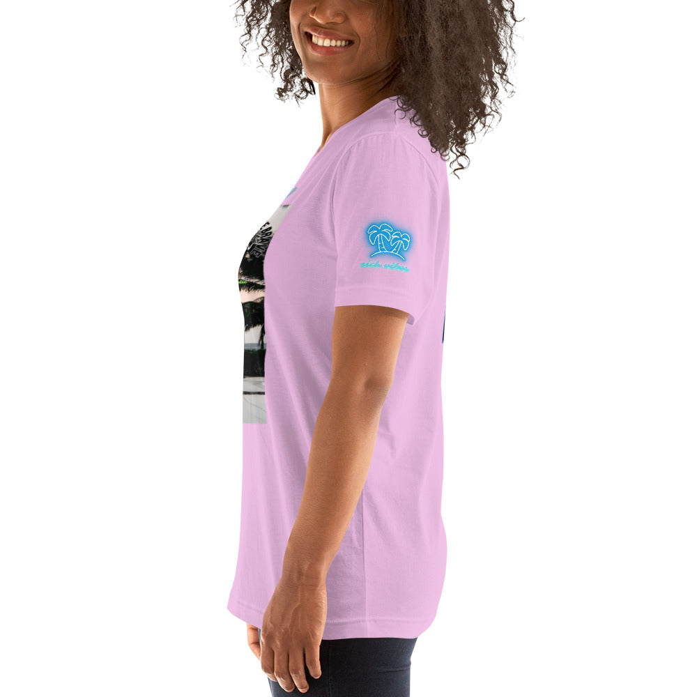 RV Rich Drip Brand Of The Brave Windy Palms White Motor Sport Pastel - Unisex t-shirt