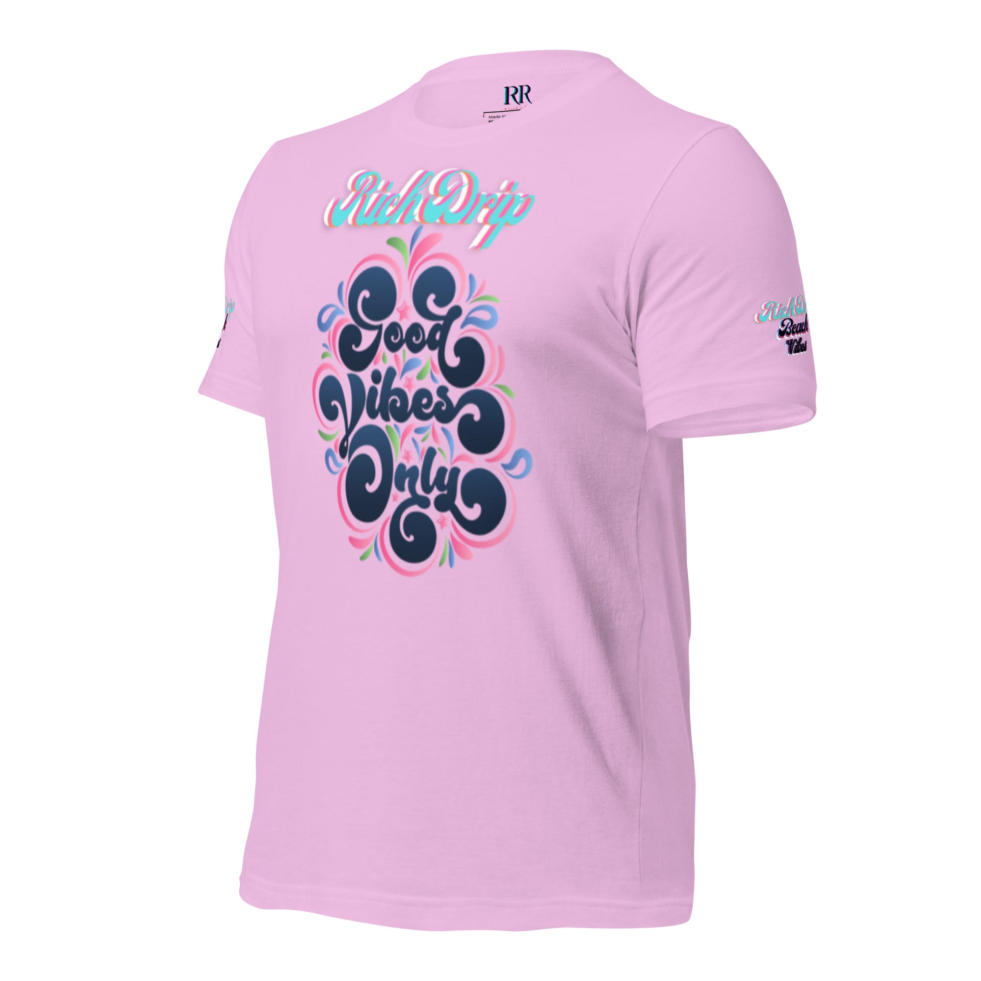 Rich Drip Good Vibes Only Blurple - Pastel Unisex t-shirt