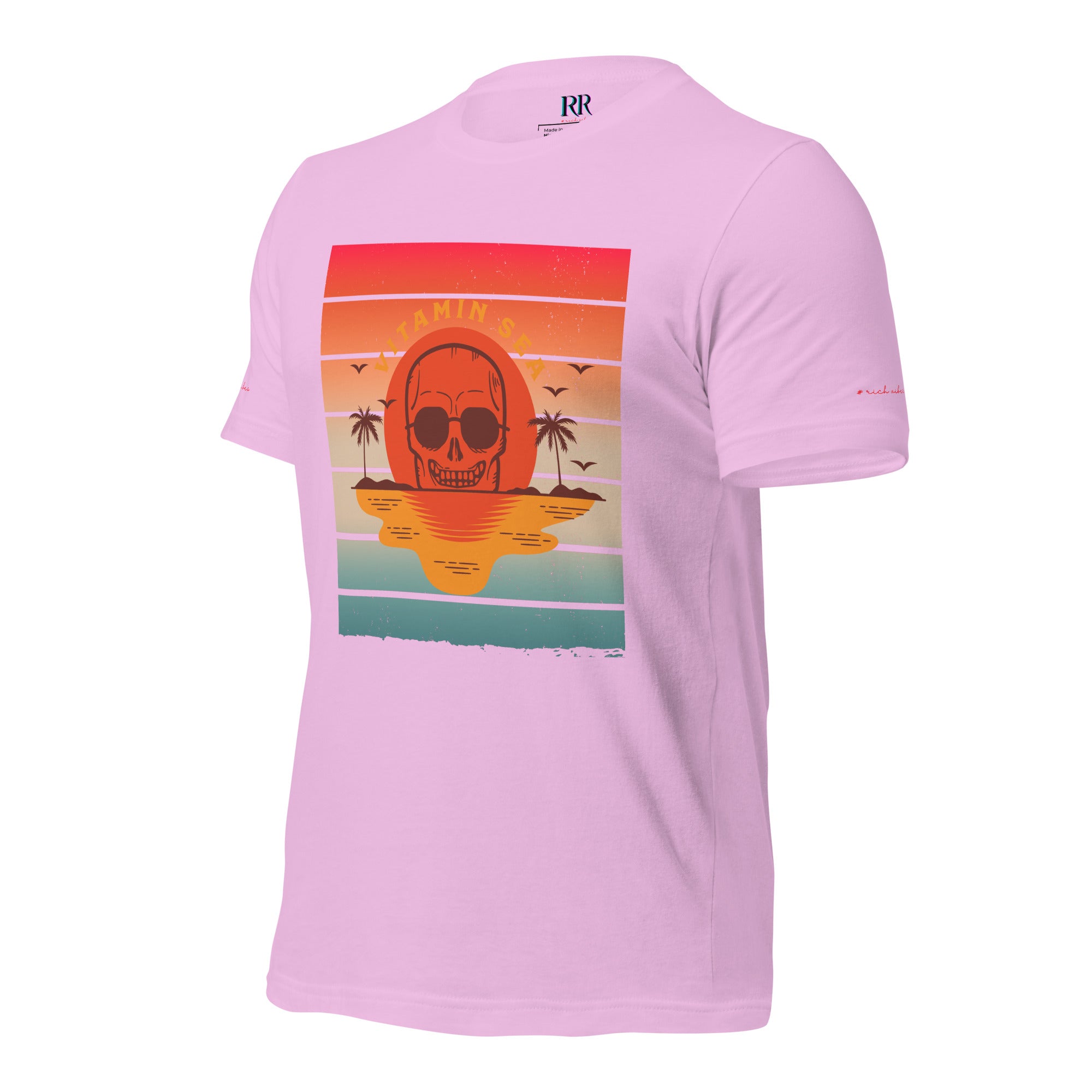 Rich Vibes Vitamin Sea - Unisex Staple T-Shirt | Bella + Canvas 3001 Pastel