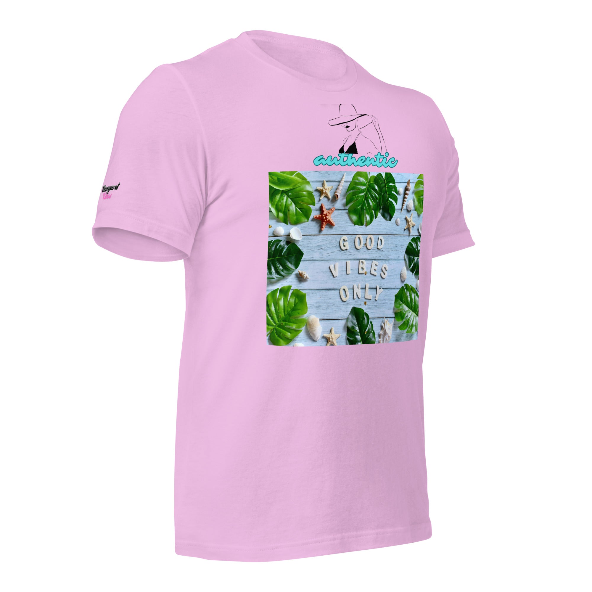 Vineyard Vibes Green Leaf Good Vibes Unisex t-shirt
