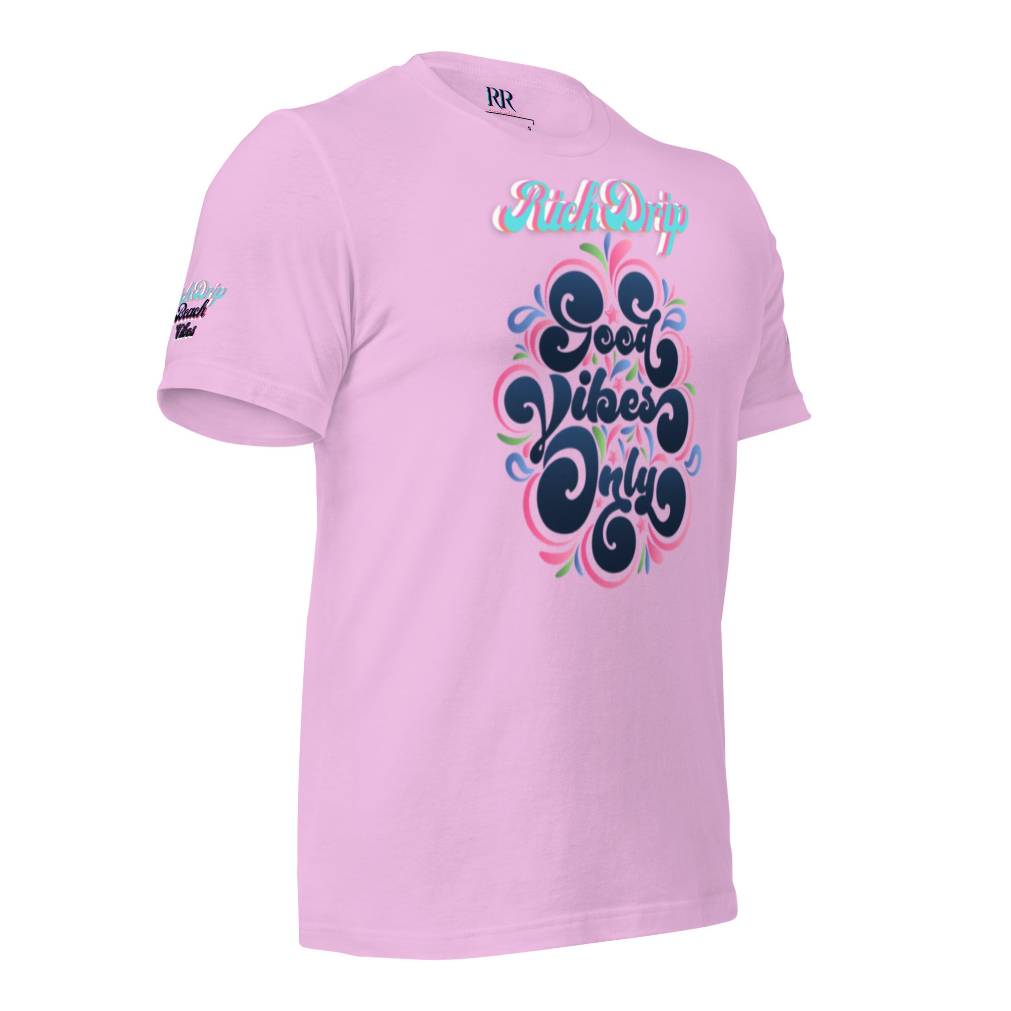 Rich Drip Good Vibes Only Blurple - Pastel Unisex t-shirt