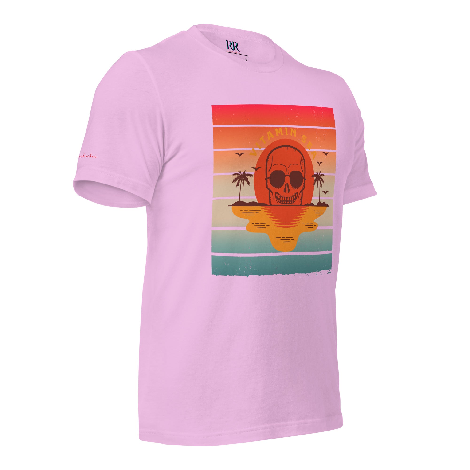 Rich Vibes Vitamin Sea - Unisex Staple T-Shirt | Bella + Canvas 3001 Pastel