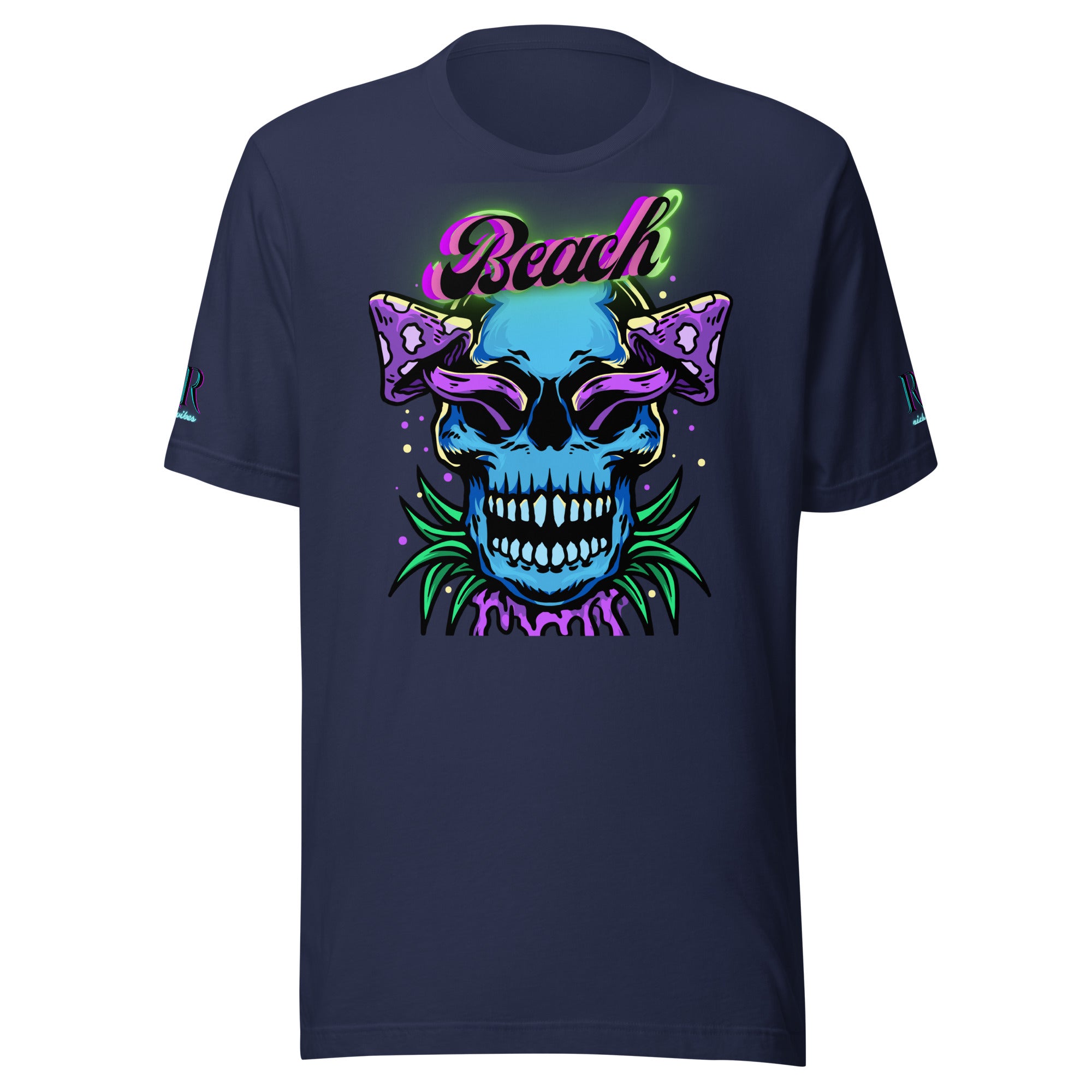 Brand Of The Brave Purple Shroom Skull Vibes - Unisex t-shirt