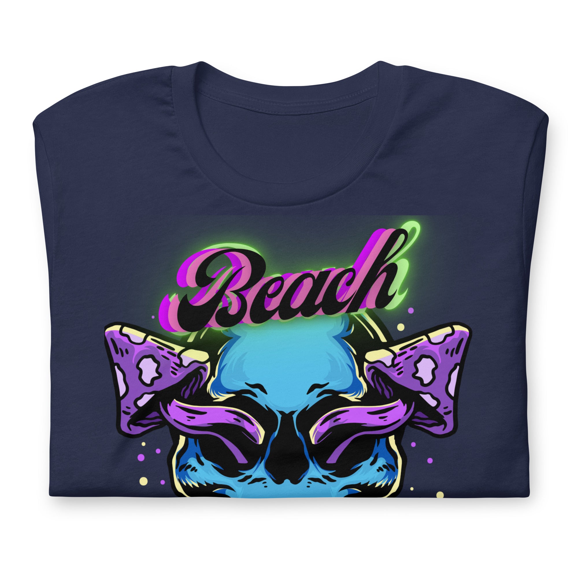 Brand Of The Brave Purple Shroom Skull Vibes - Unisex t-shirt