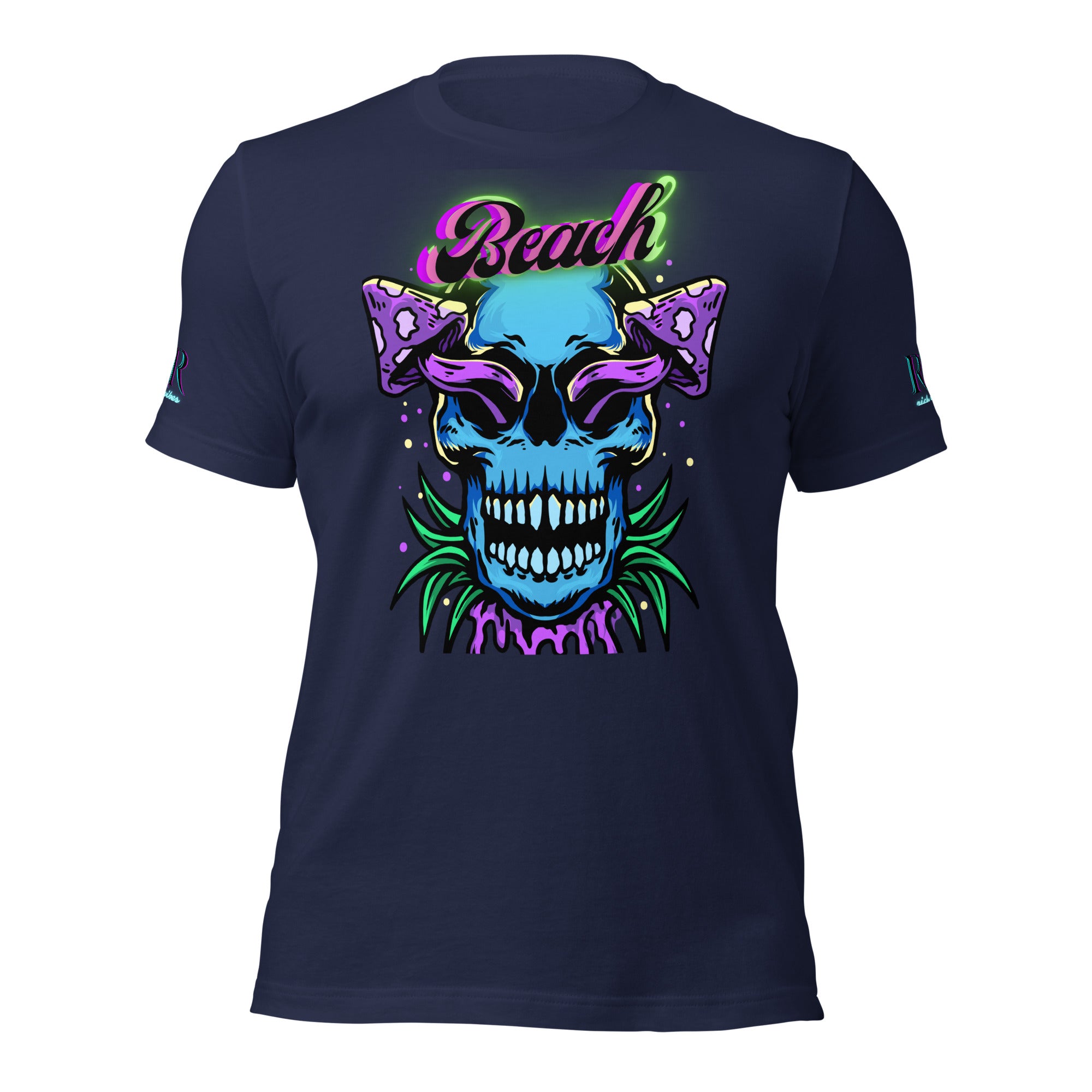 Brand Of The Brave Purple Shroom Skull Vibes - Unisex t-shirt
