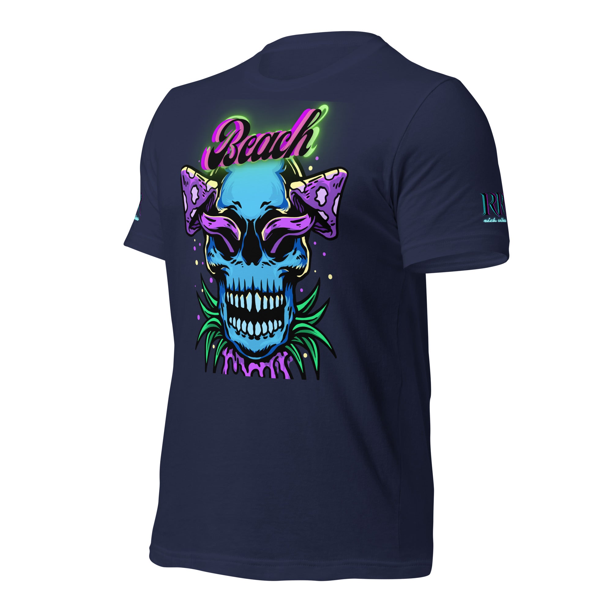 Brand Of The Brave Purple Shroom Skull Vibes - Unisex t-shirt