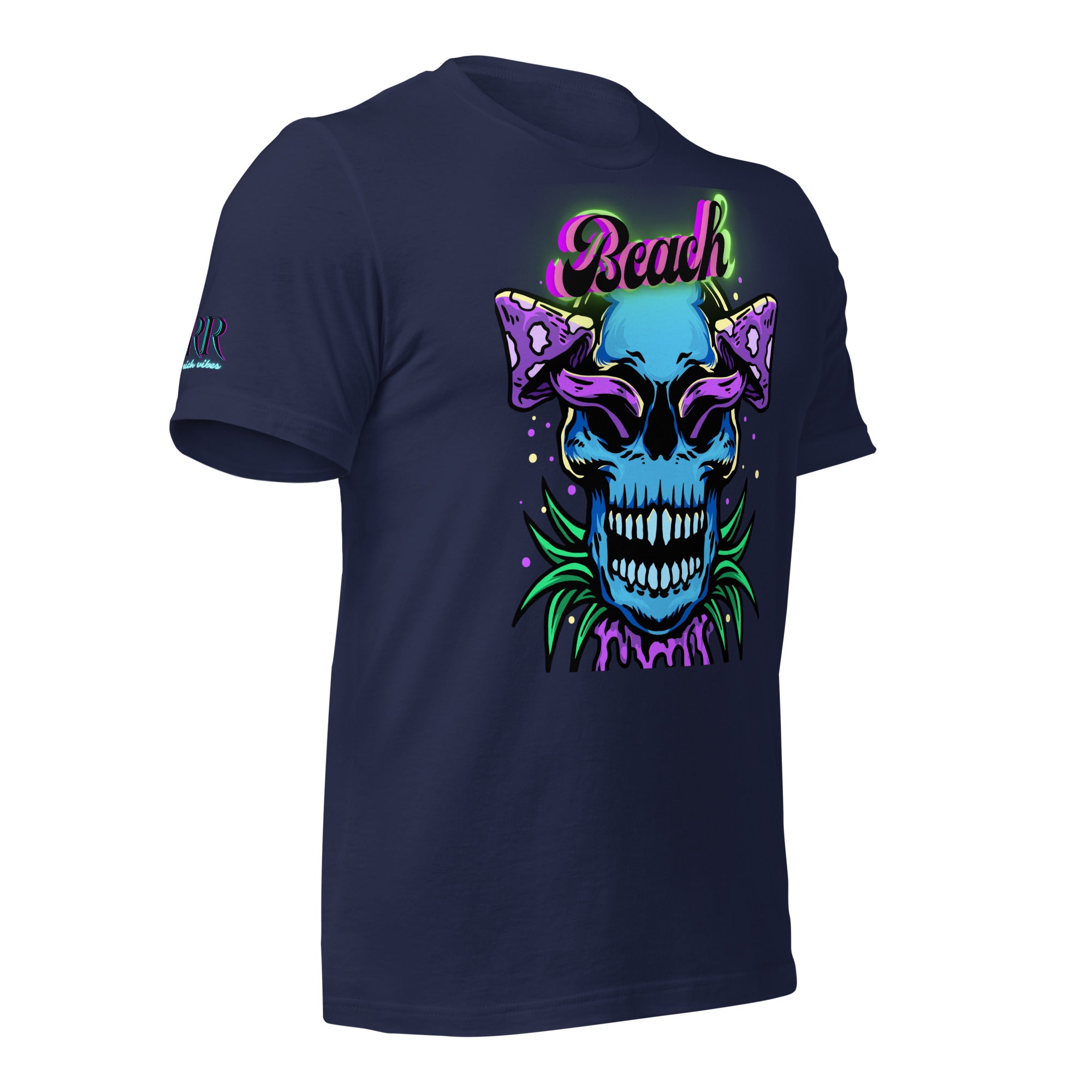 Brand Of The Brave Purple Shroom Skull Vibes - Unisex t-shirt