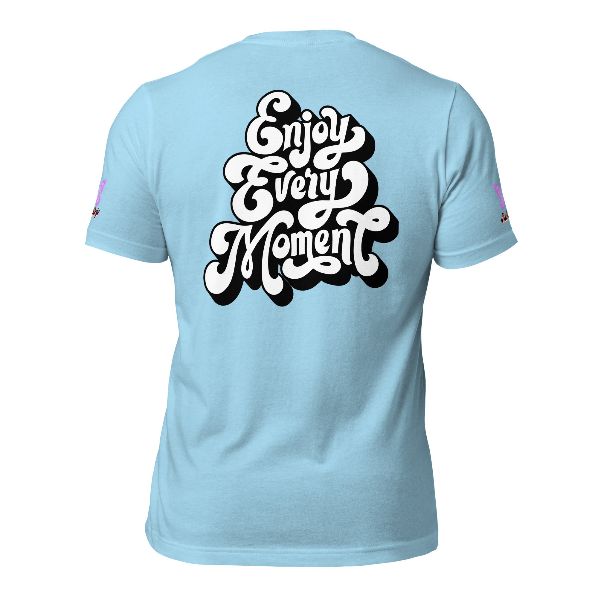 Rich Good Vibes Purple ButterFly "Enjoy Every Moment" - Unisex t-shirt