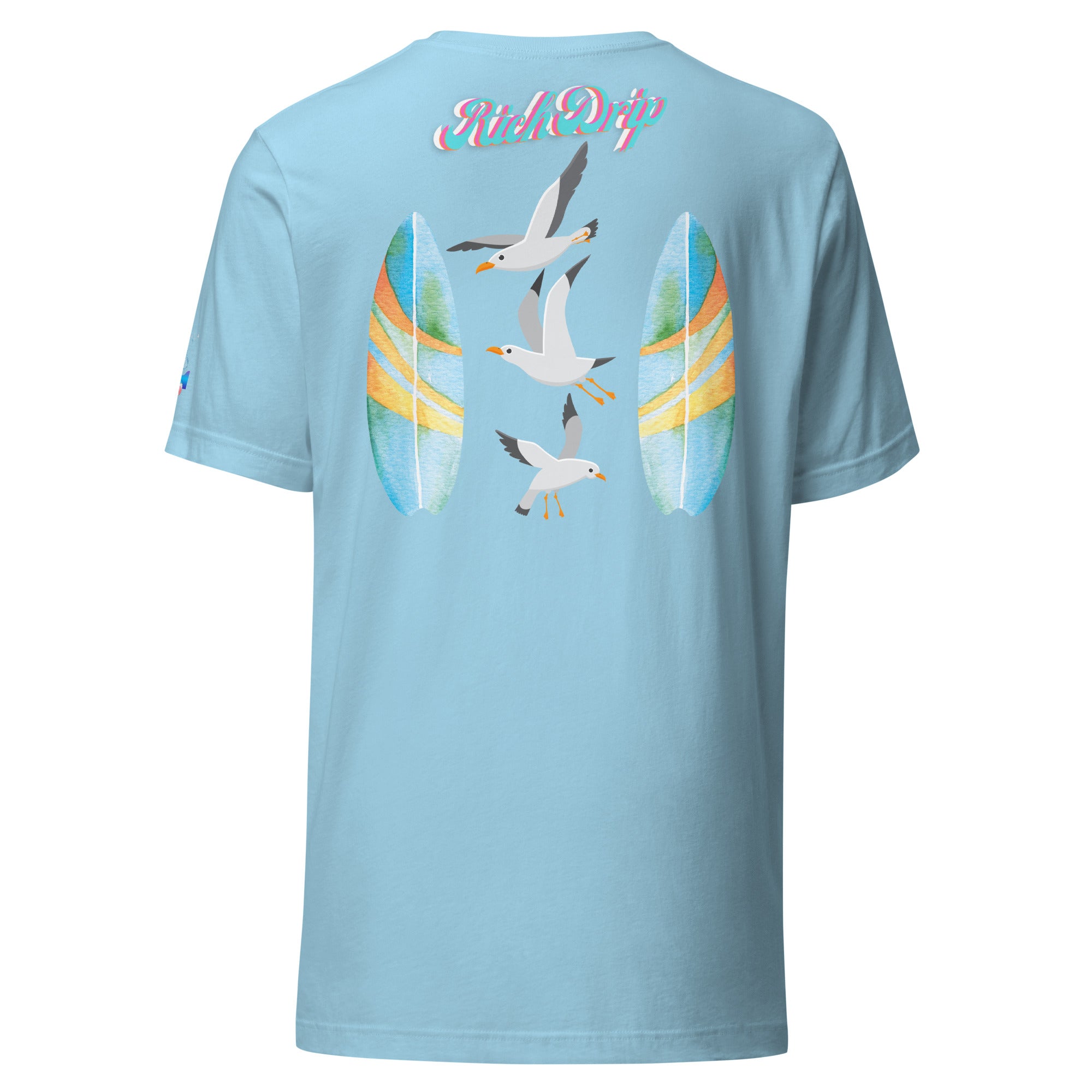 Rich Drip Blue Skies Beach Vibes RR - Unisex t-shirt Pastel