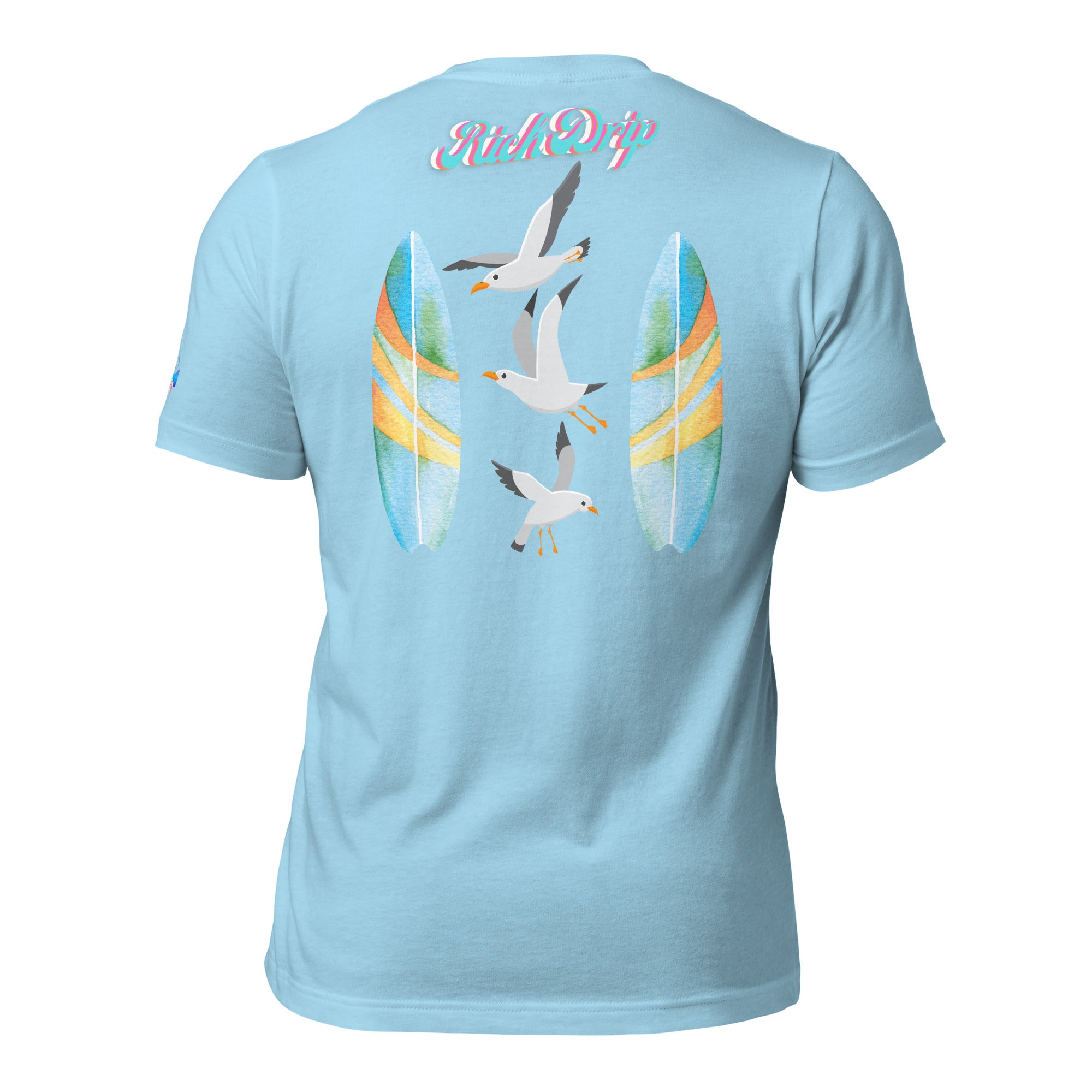 Rich Drip Blue Skies Beach Vibes RR - Unisex t-shirt Pastel