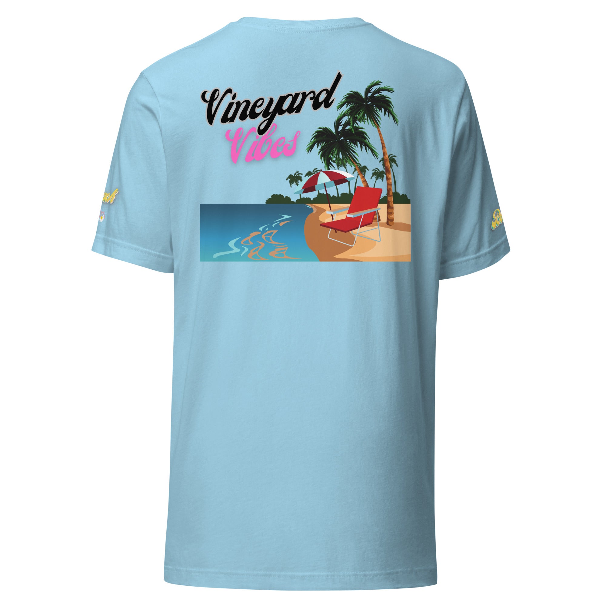 Vineyard Vibes Golden Beach Sun and Sand - Pastel Unisex t-shirt