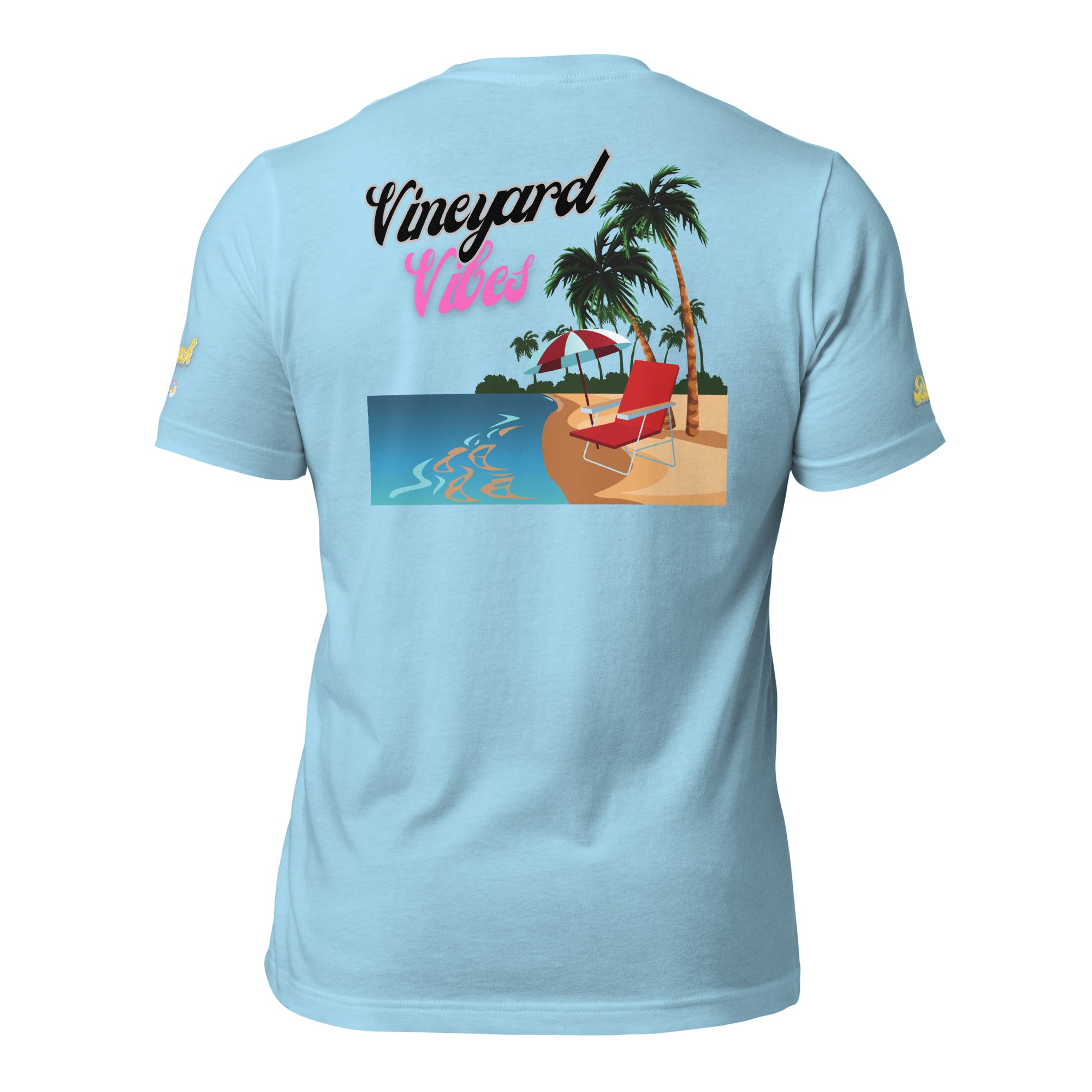 Vineyard Vibes Golden Beach Sun and Sand - Pastel Unisex t-shirt