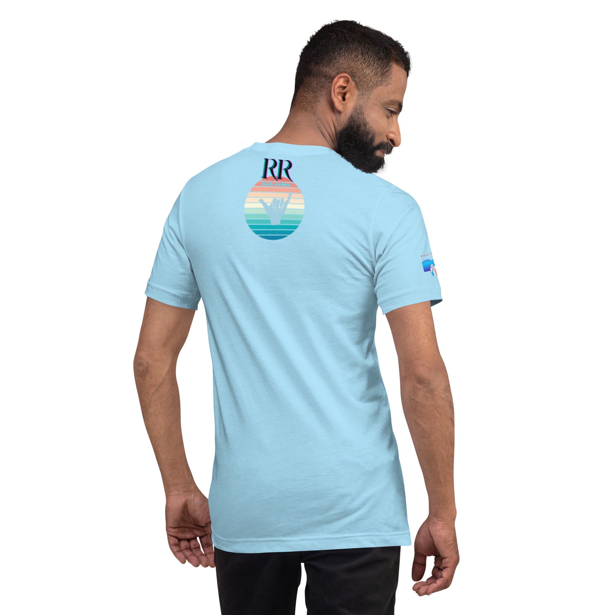 Rich Vibes RR Rich Drip 1.0 - Unisex t-shirt Light Blue