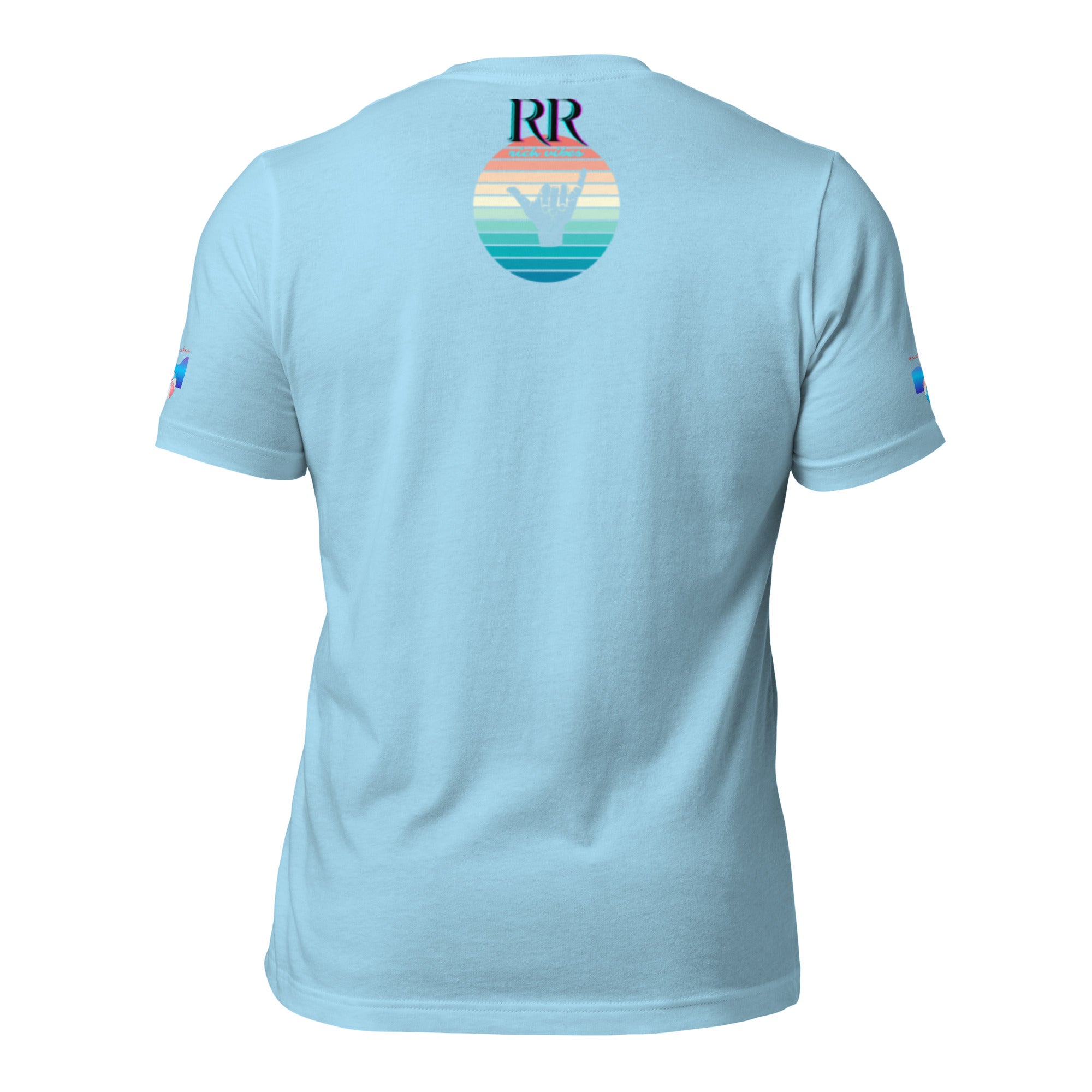 Rich Vibes RR Rich Drip 1.0 - Unisex t-shirt Light Blue