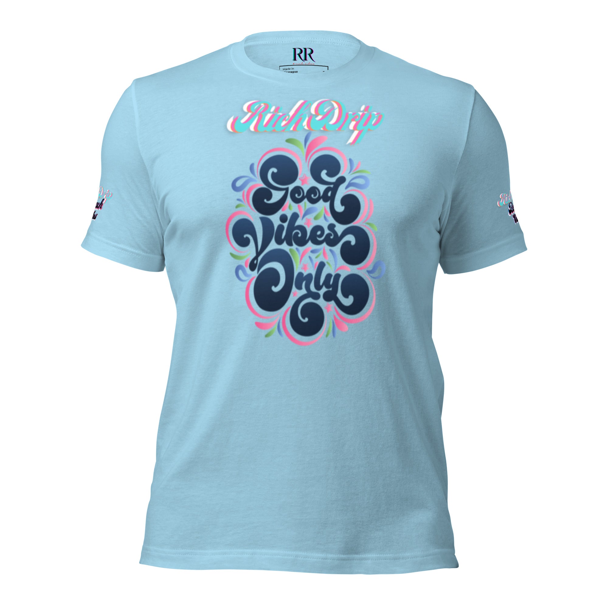 Rich Drip Good Vibes Only Blurple - Pastel Unisex t-shirt