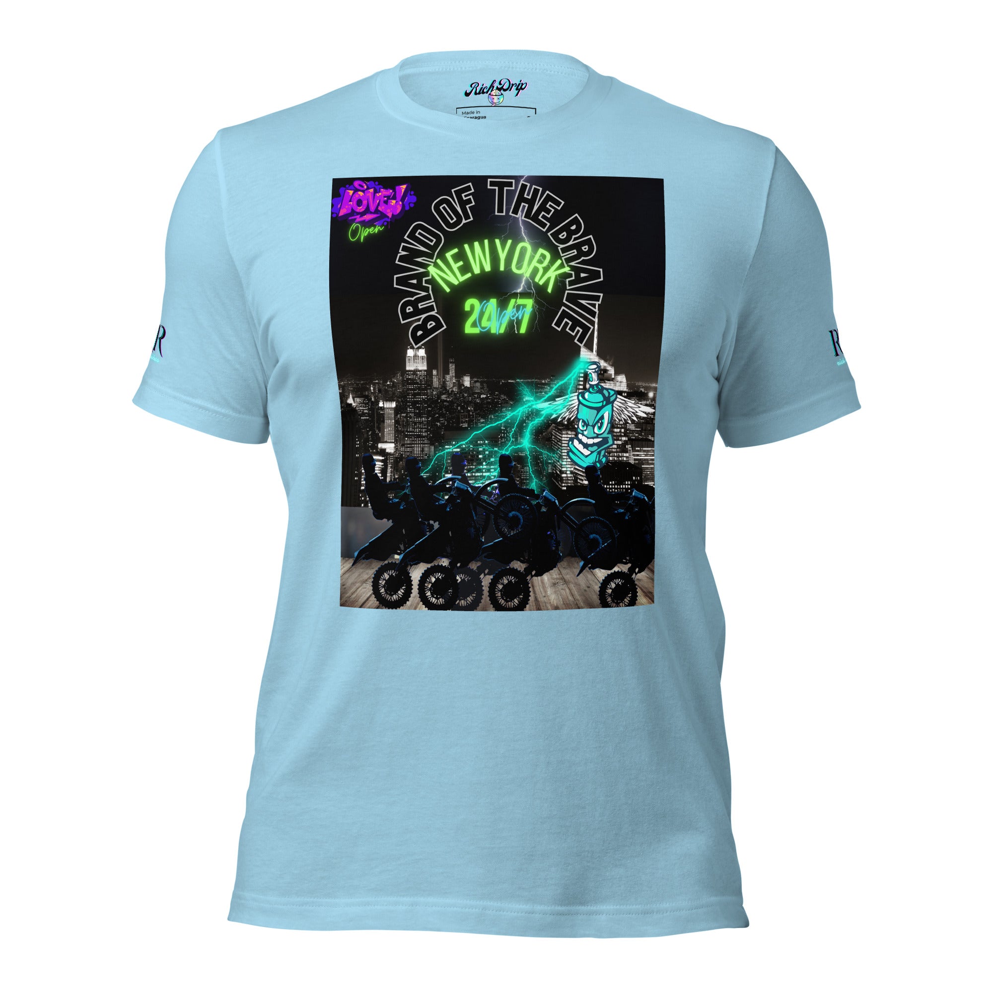 Rich Drip Brand Of The Brave NYC 24/7 - Unisex t-shirt