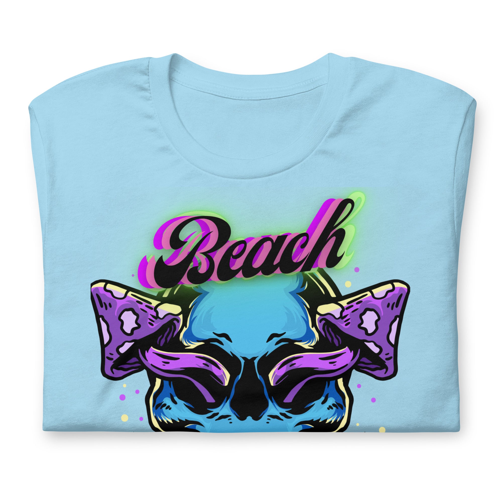 Brand Of The Brave Purple Shroom Skull Vibes - Unisex t-shirt