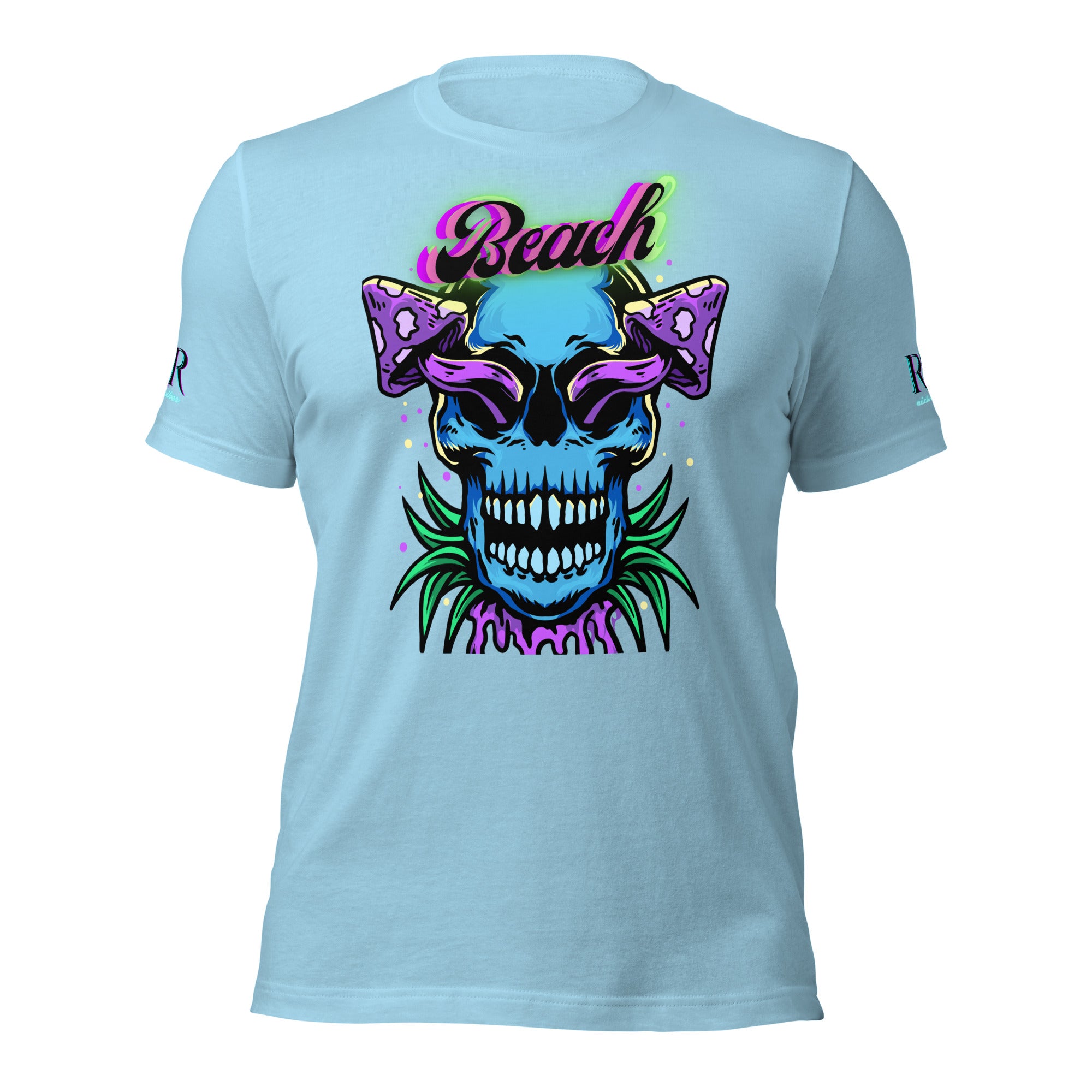 Brand Of The Brave Purple Shroom Skull Vibes - Unisex t-shirt