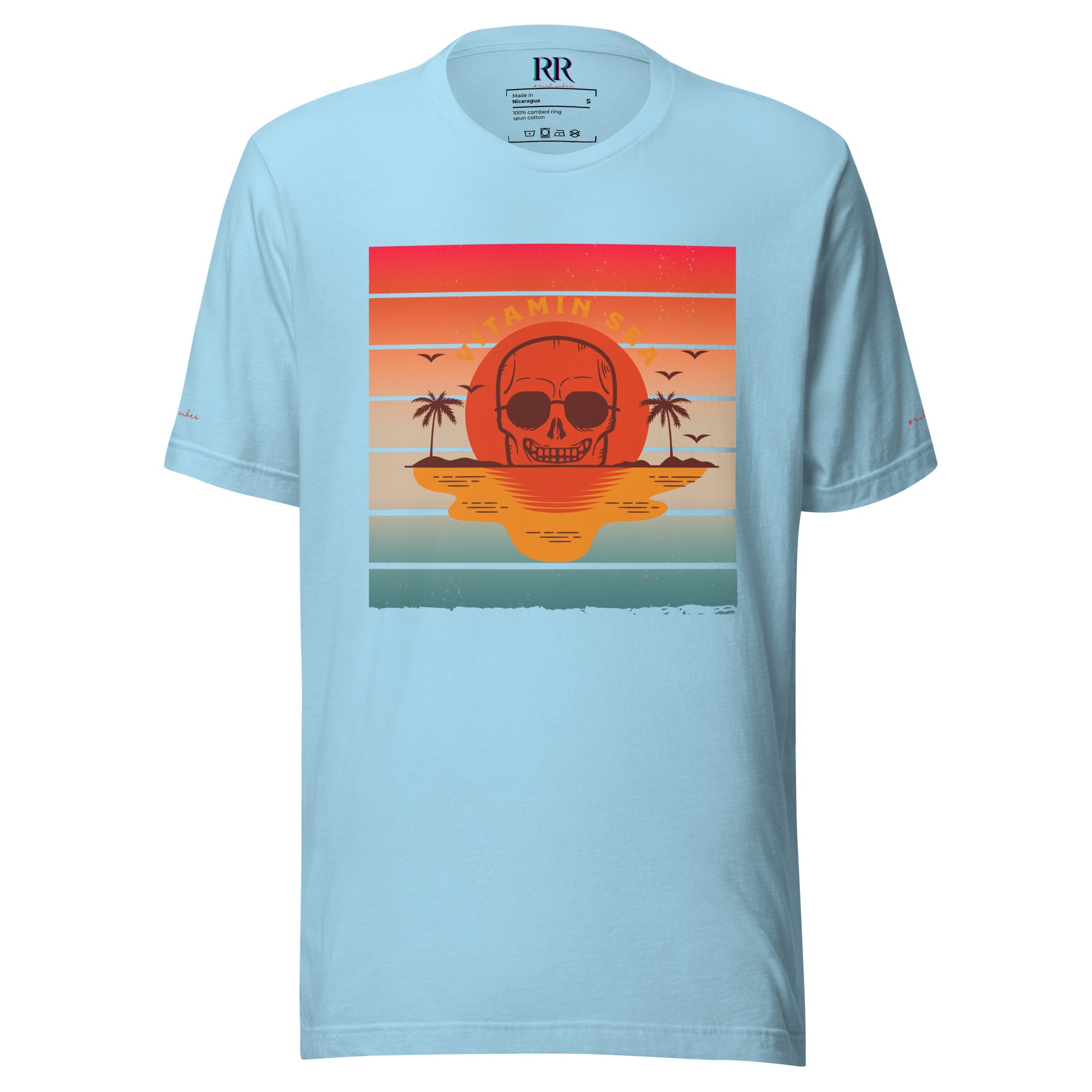 Rich Vibes Vitamin Sea - Unisex Staple T-Shirt | Bella + Canvas 3001 Pastel