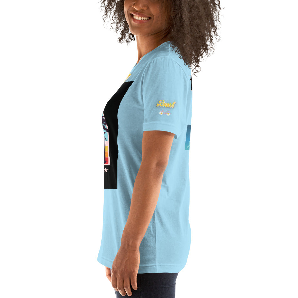 Vineyard Vibes Golden Beach Sun and Sand - Pastel Unisex t-shirt