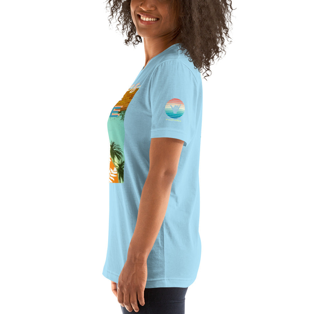 Sunset Vibes Beach Surf Creation 1.0 - Unisex t-shirt Pastel