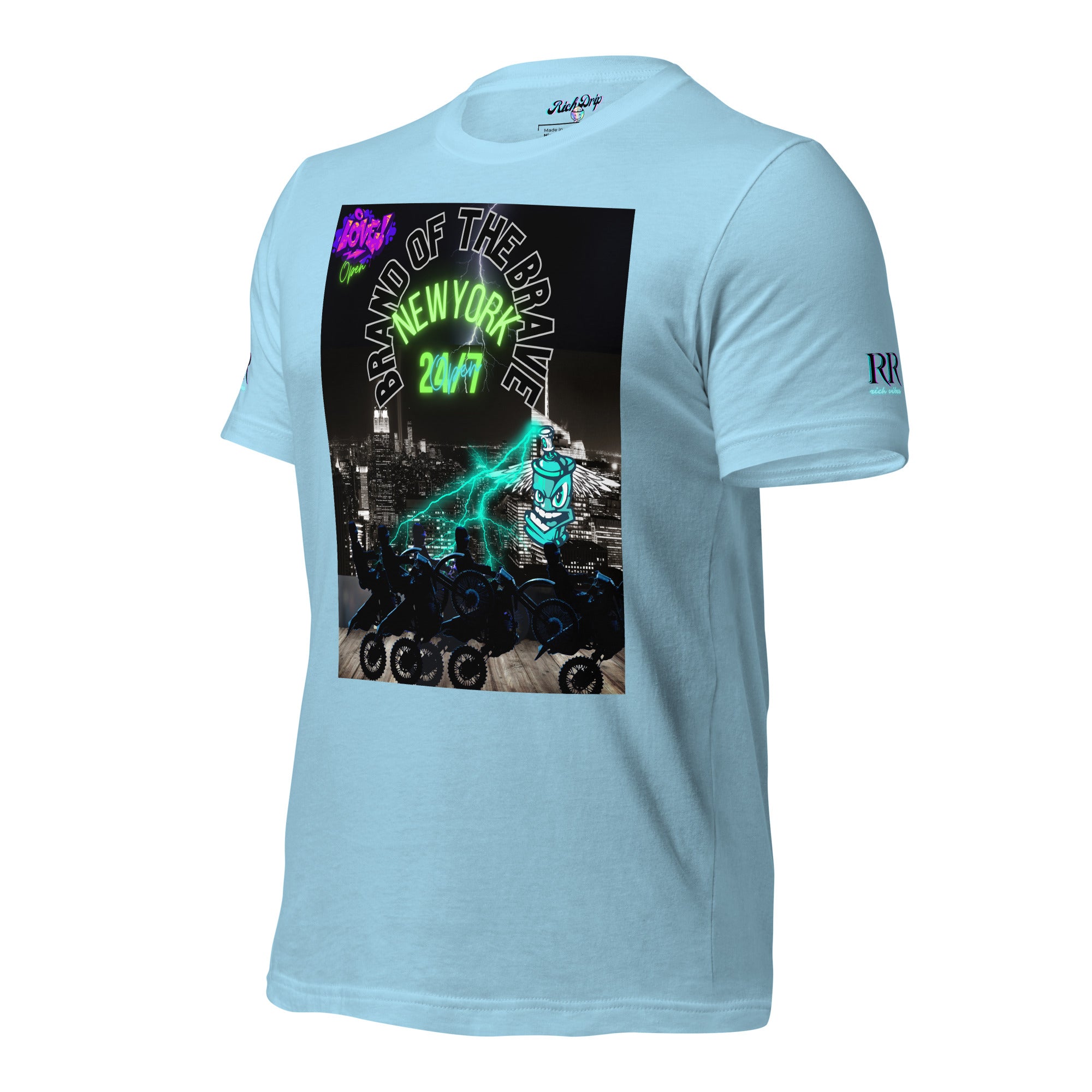 Rich Drip Brand Of The Brave NYC 24/7 - Unisex t-shirt