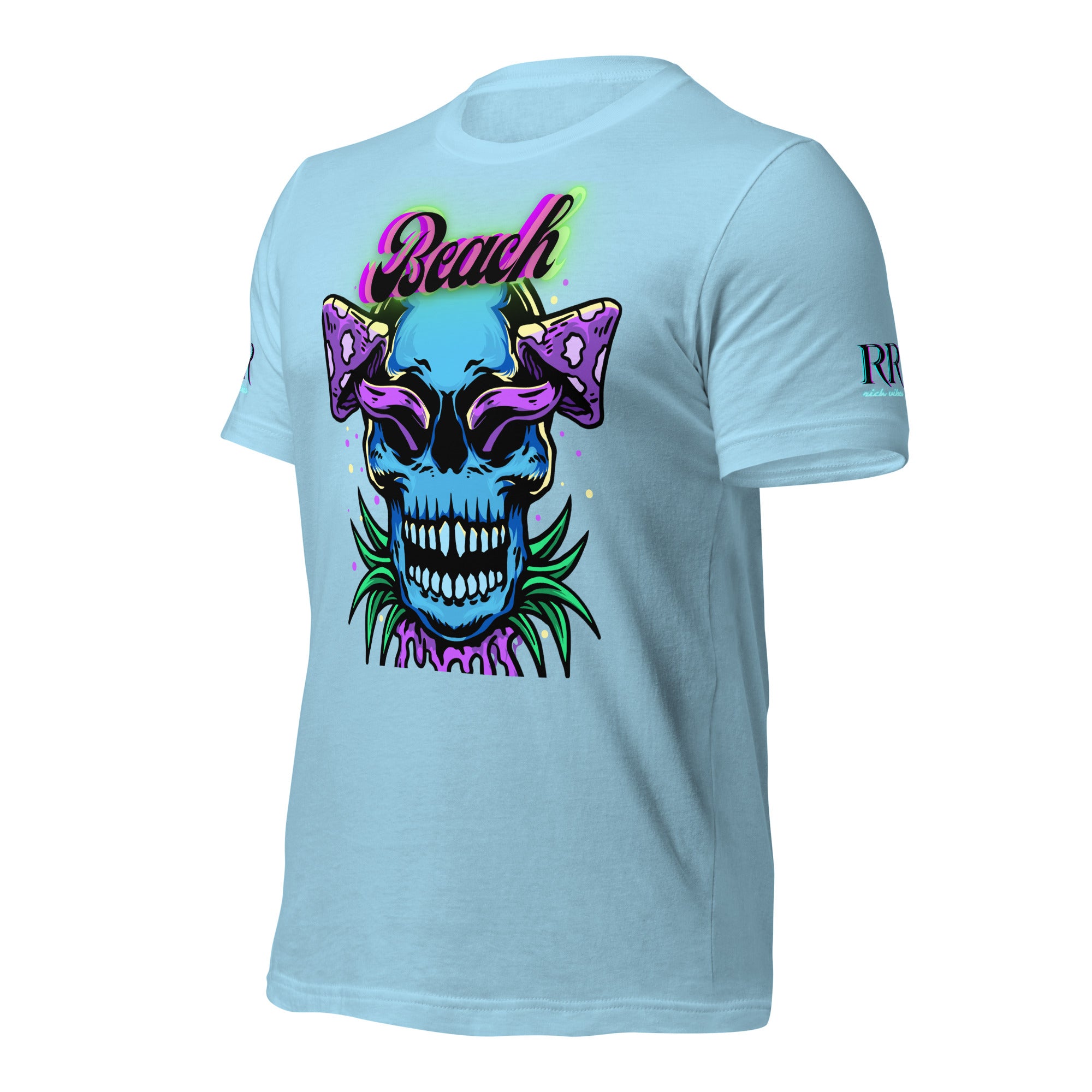 Brand Of The Brave Purple Shroom Skull Vibes - Unisex t-shirt