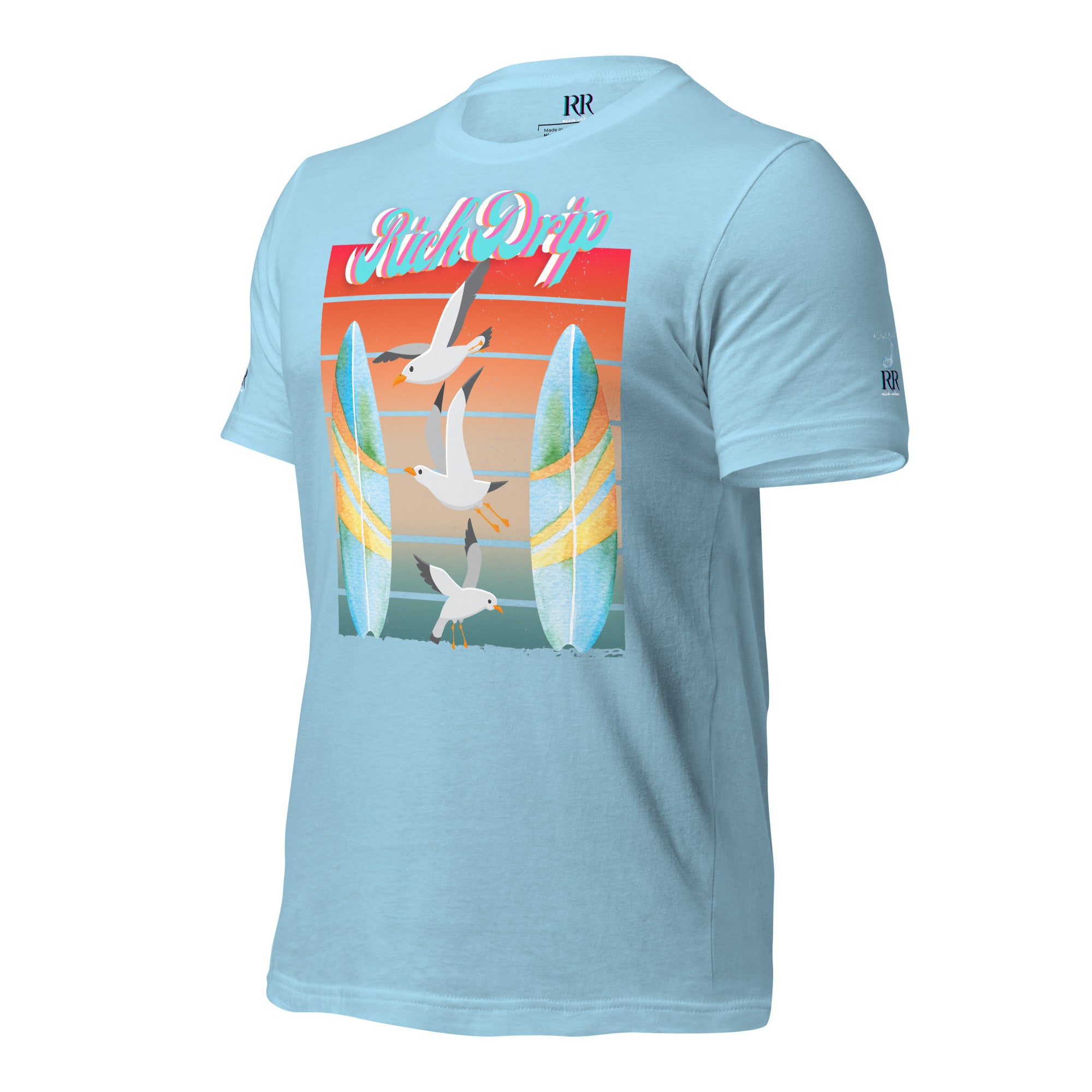 Rich Drip Surf Board Walk - Unisex t-shirt Pastel