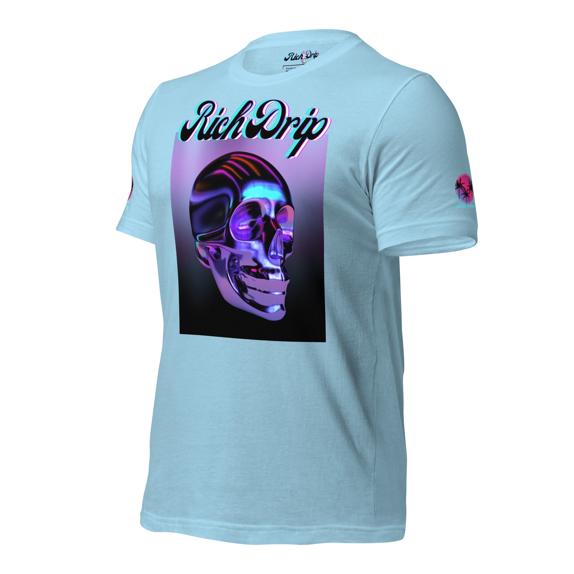 Rich Drip Drippy Metal Skull 2.0 - Unisex t-shirt