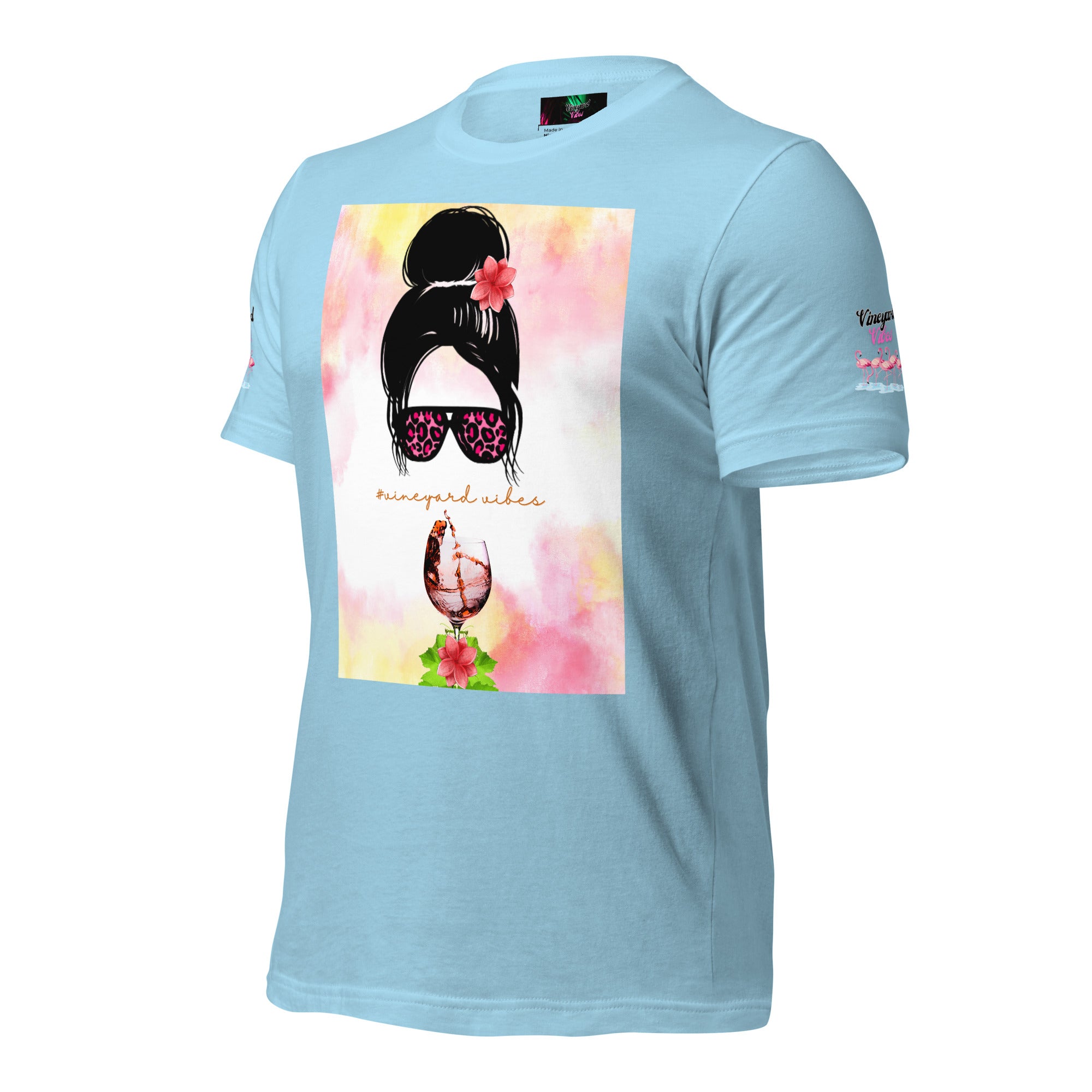 Vineyard Vibes Water Colors Pastel - Unisex t-shirt