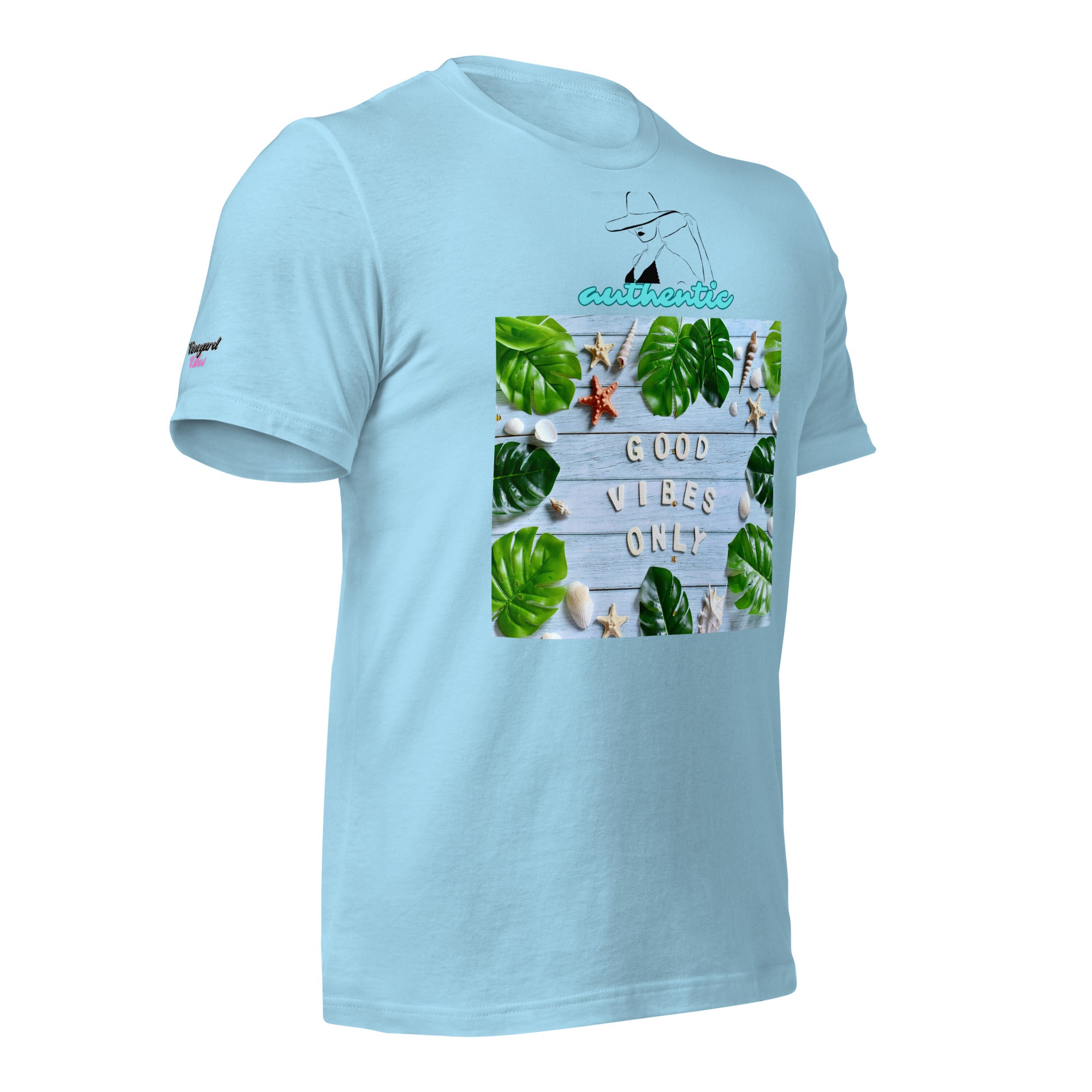 Vineyard Vibes Green Leaf Good Vibes Unisex t-shirt