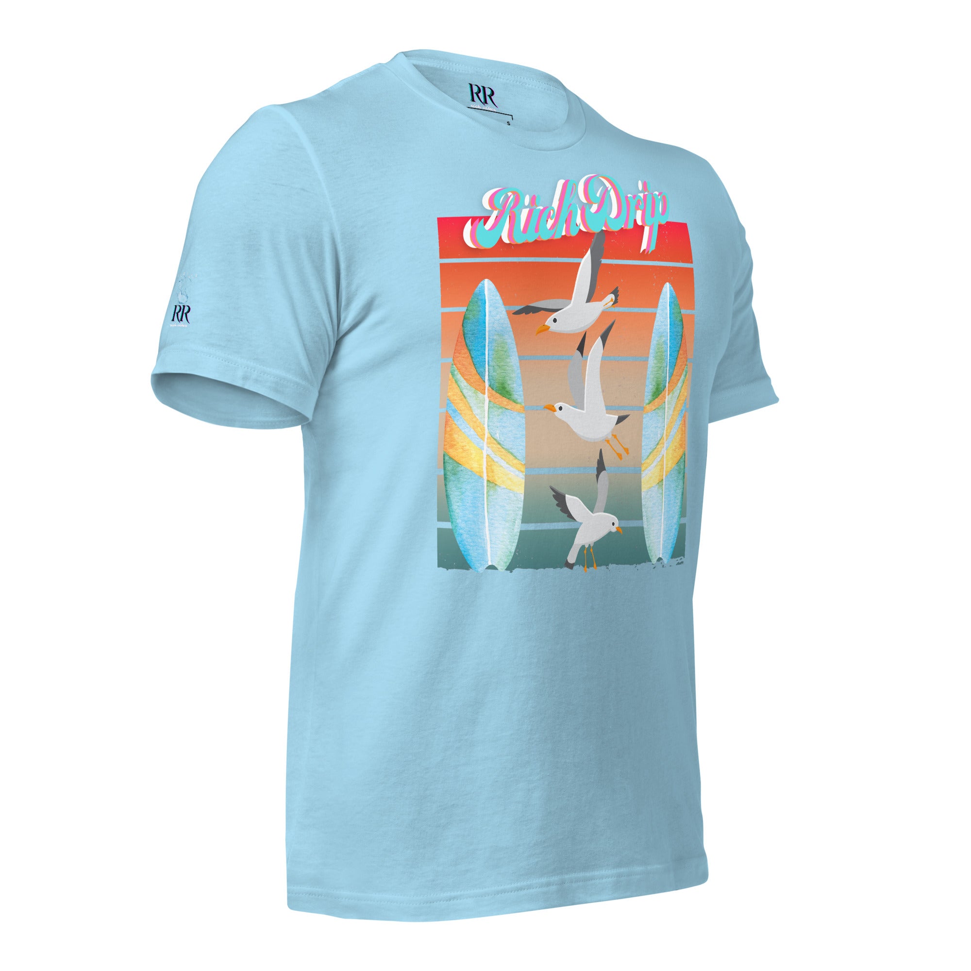 Rich Drip Surf Board Walk - Unisex t-shirt Pastel