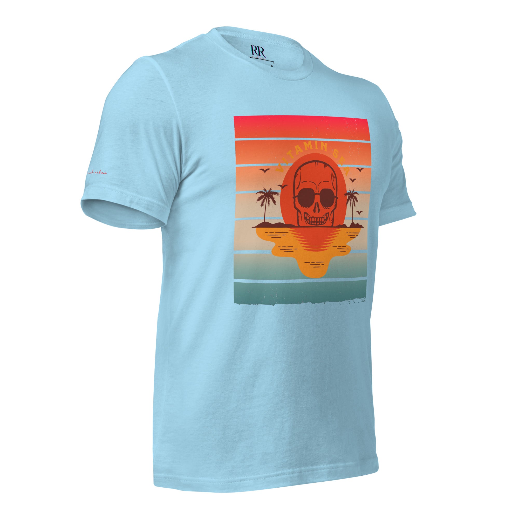 Rich Vibes Vitamin Sea - Unisex Staple T-Shirt | Bella + Canvas 3001 Pastel