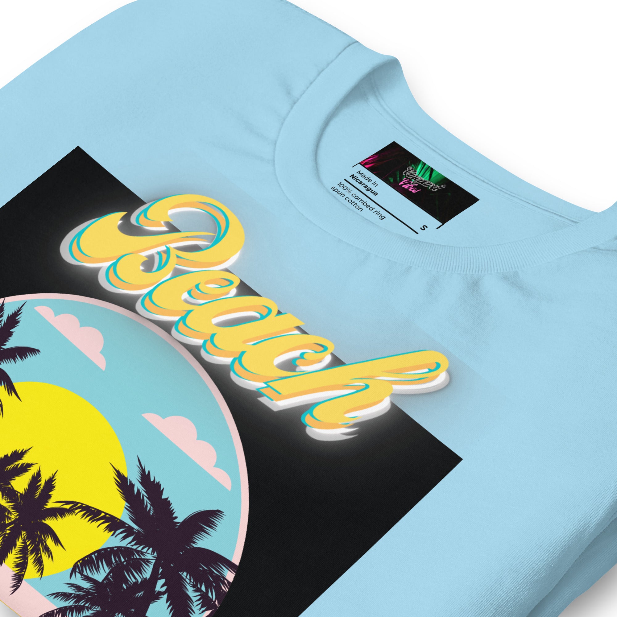 Vineyard Vibes Golden Beach Sun and Sand - Pastel Unisex t-shirt