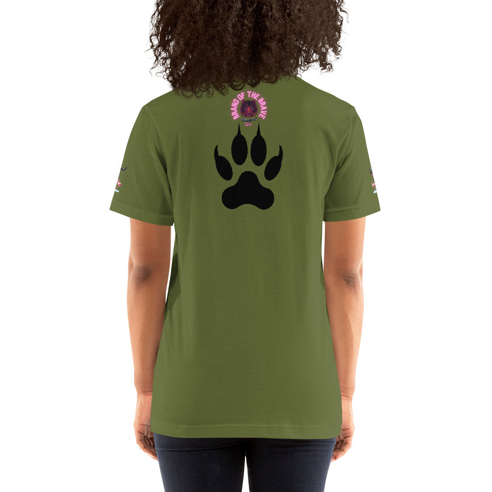 Vineyard Vibes Brand Of The Brave Pink Tiger - Unisex t-shirt