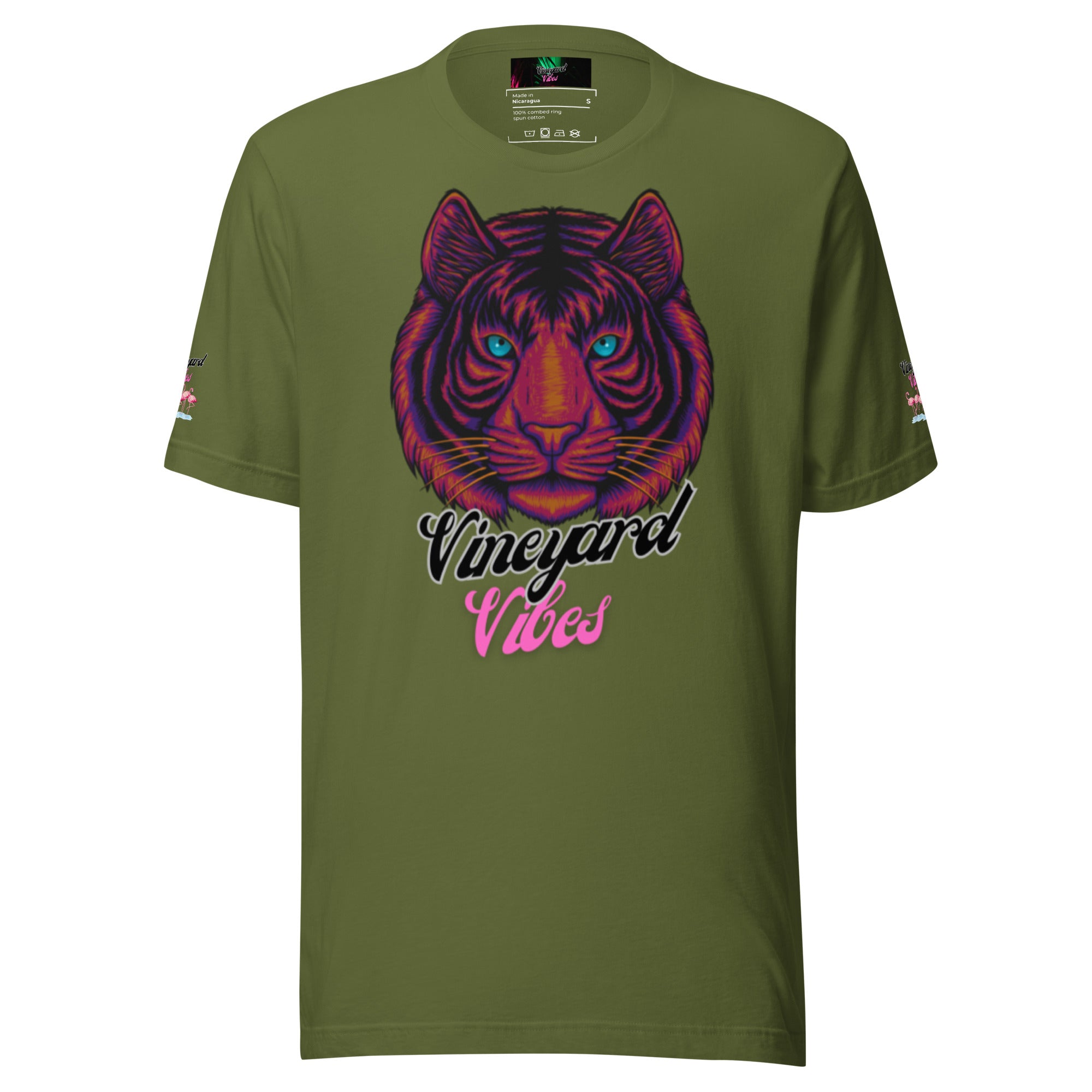 Vineyard Vibes Brand Of The Brave Pink Tiger - Unisex t-shirt