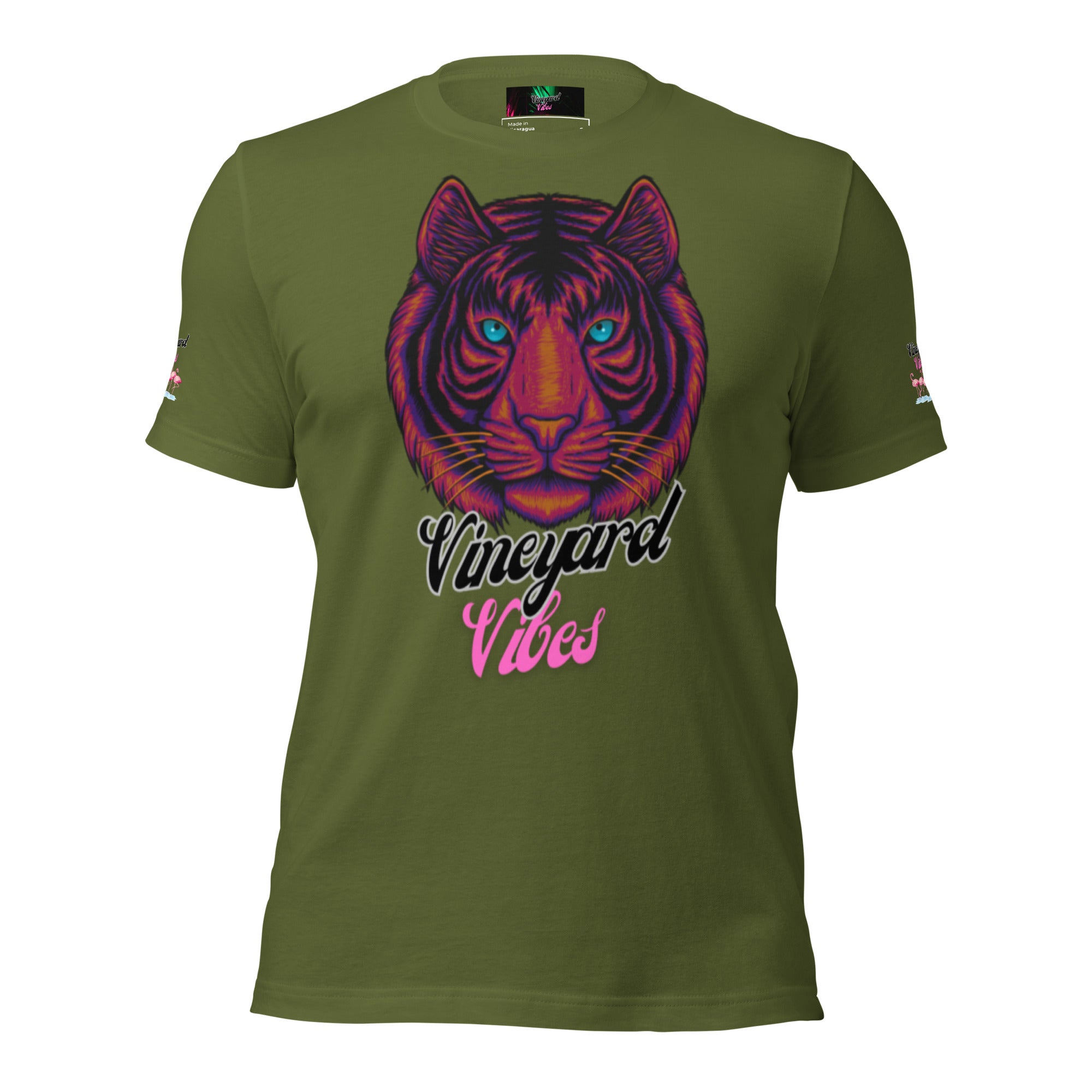 Vineyard Vibes Brand Of The Brave Pink Tiger - Unisex t-shirt