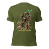 Rich Drip Volt Rich Vibes Colorful Palm Tree Silhouette Multi Colored Circle - Unisex t-shirt