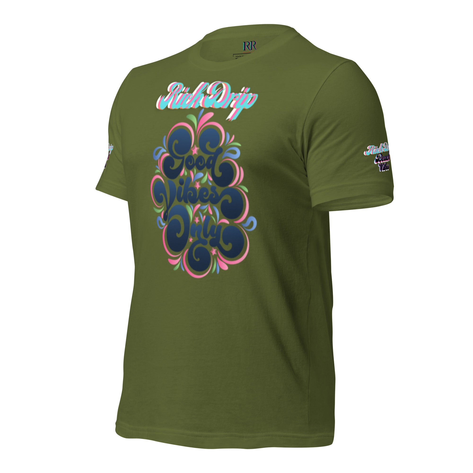 Rich Drip Good Vibes Only Blurple - Pastel Unisex t-shirt