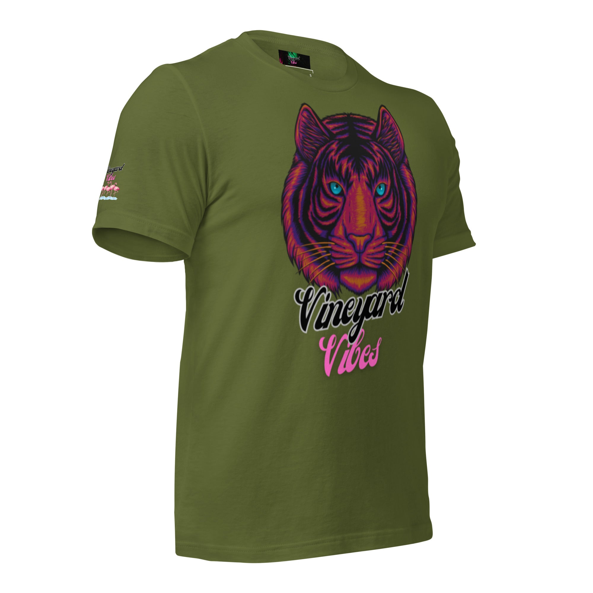 Vineyard Vibes Brand Of The Brave Pink Tiger - Unisex t-shirt