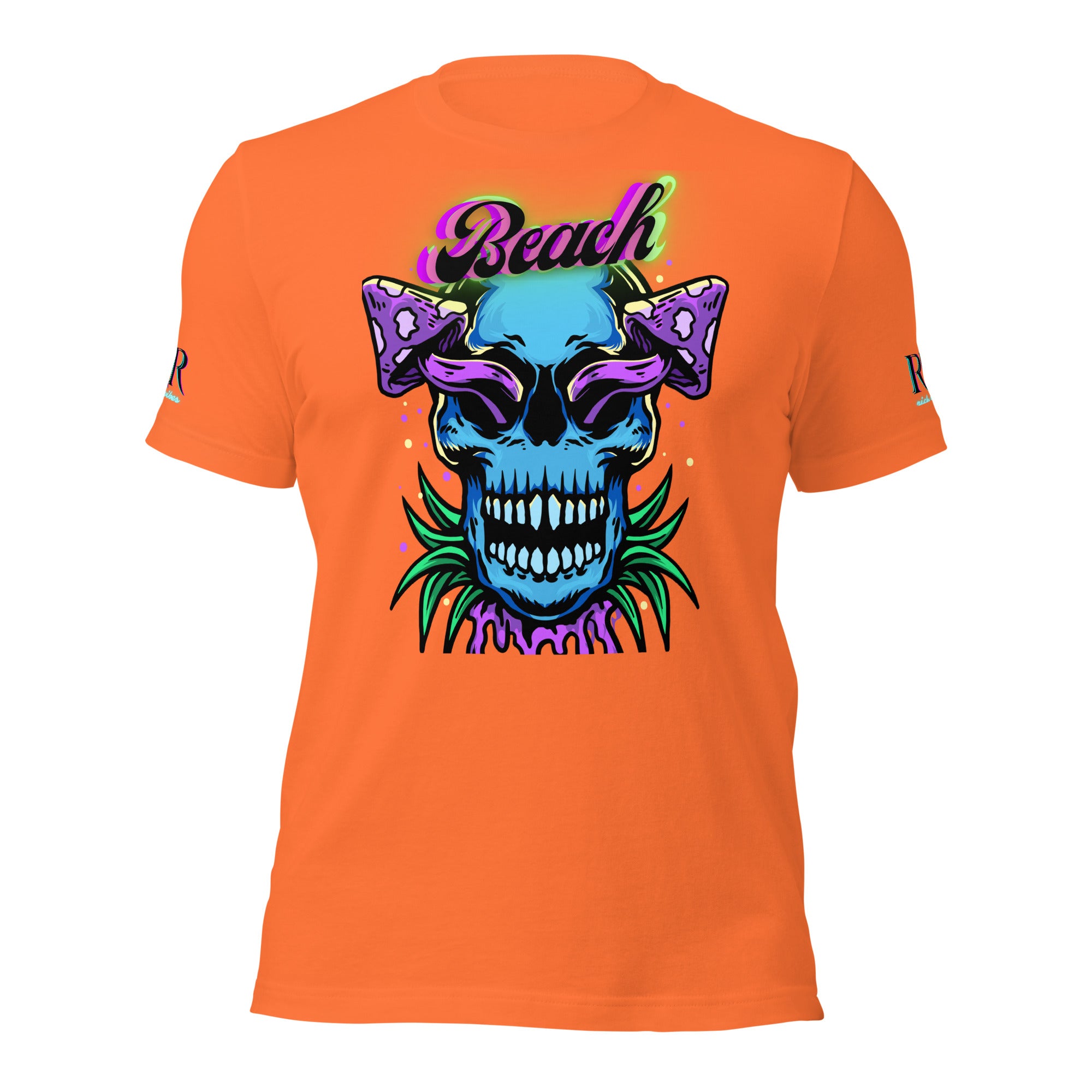 Brand Of The Brave Purple Shroom Skull Vibes - Unisex t-shirt