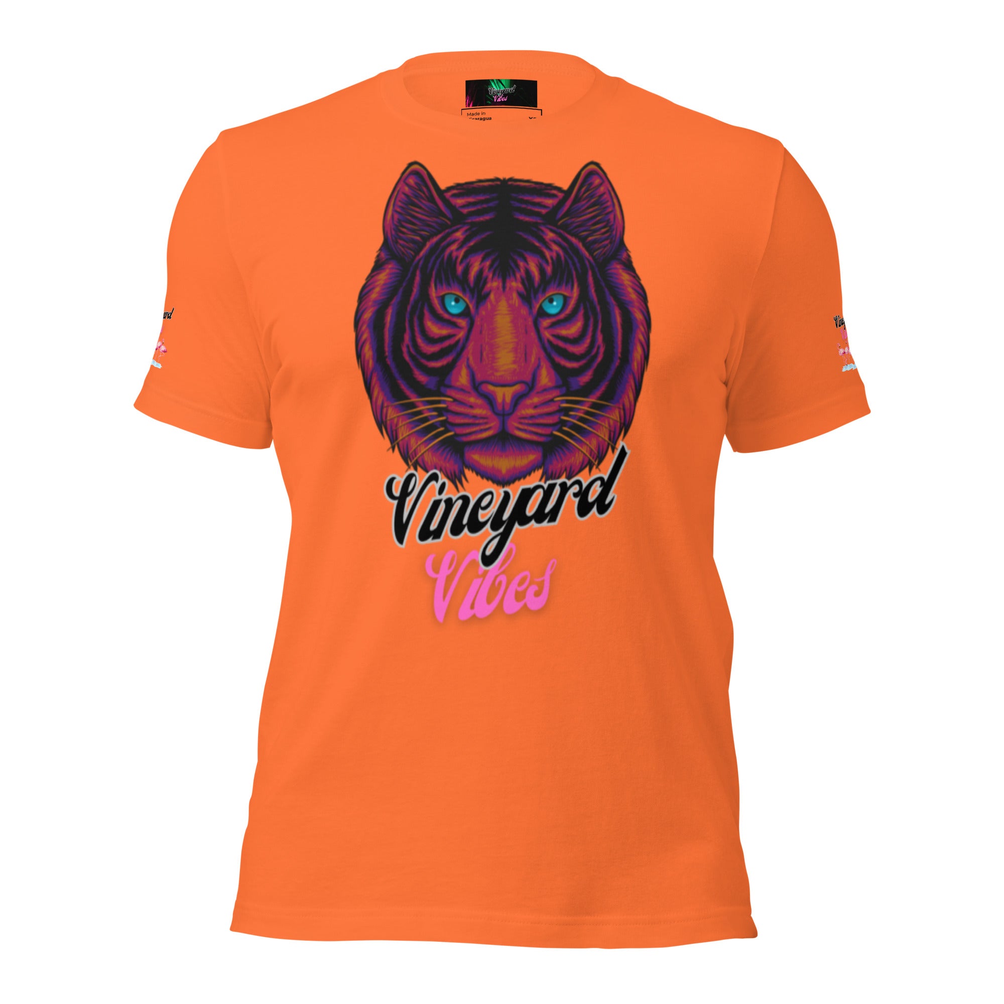 Vineyard Vibes Brand Of The Brave Pink Tiger - Unisex t-shirt