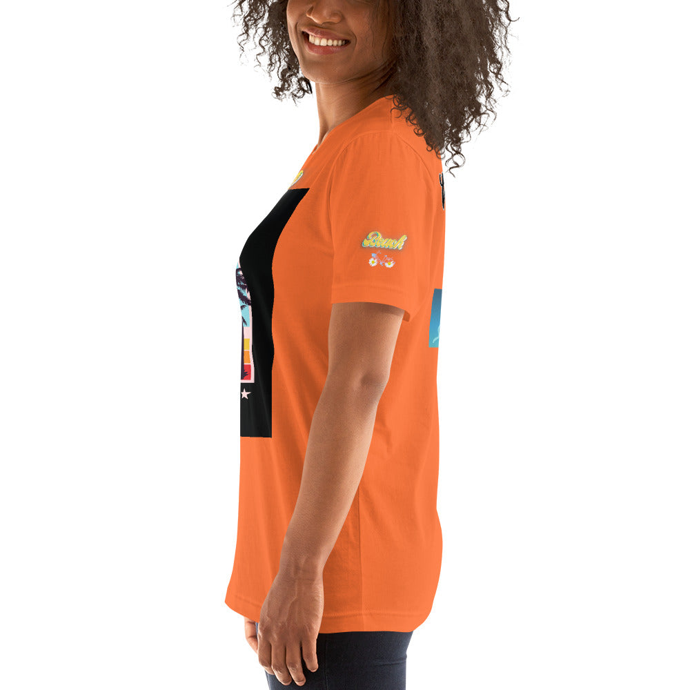 Vineyard Vibes Golden Beach Sun and Sand - Pastel Unisex t-shirt