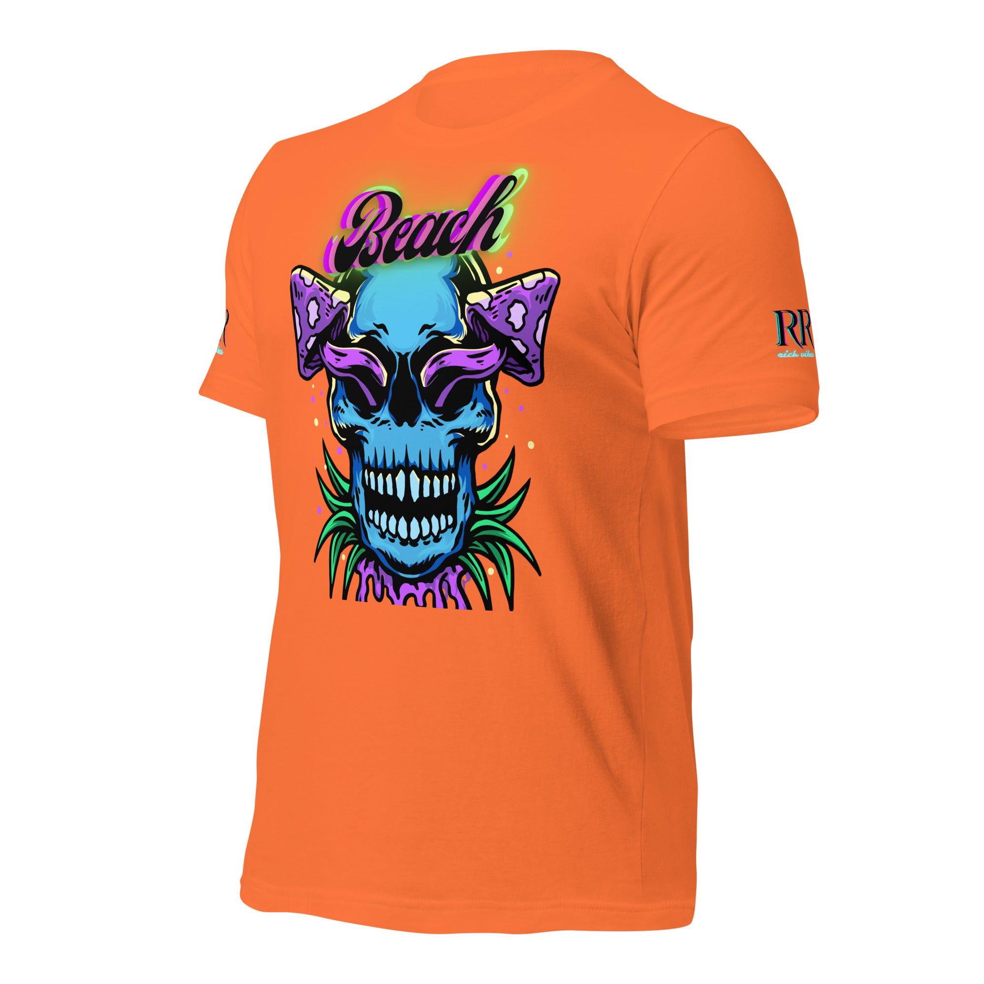 Brand Of The Brave Purple Shroom Skull Vibes - Unisex t-shirt